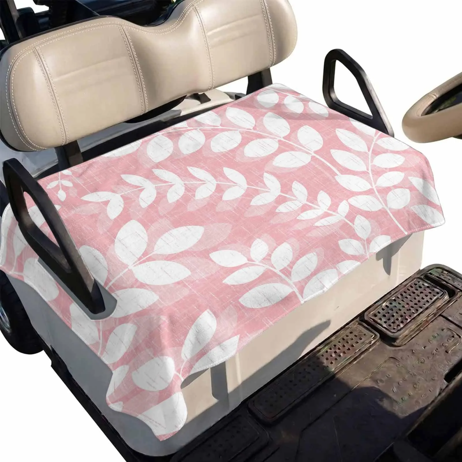 DecorLovee Pink Golf Cart Seat Cover, 51 x 31 in