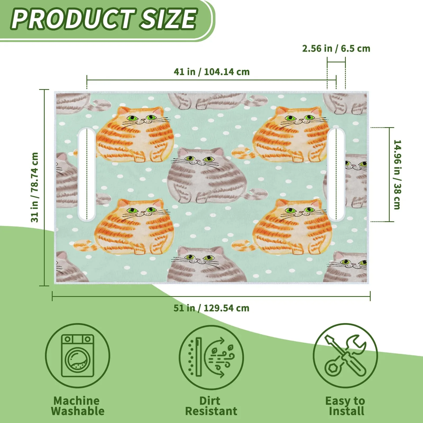 Tiveruda Golf Cart Seat Cover for Double Seats, 51 x 31 in image 2