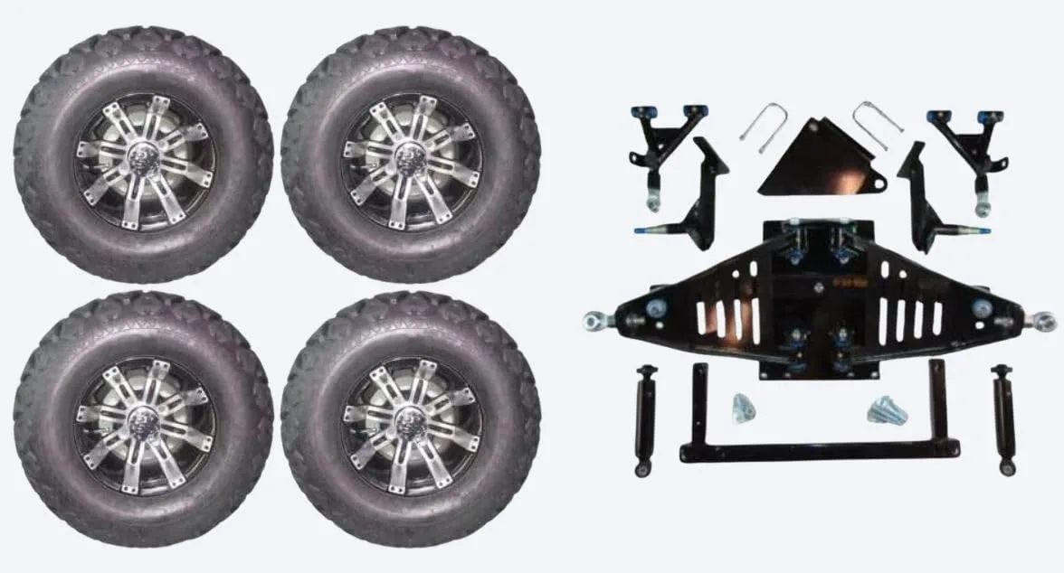 3G 6-Inch Lift Kit Combo for Yamaha Drive II Electric Carts