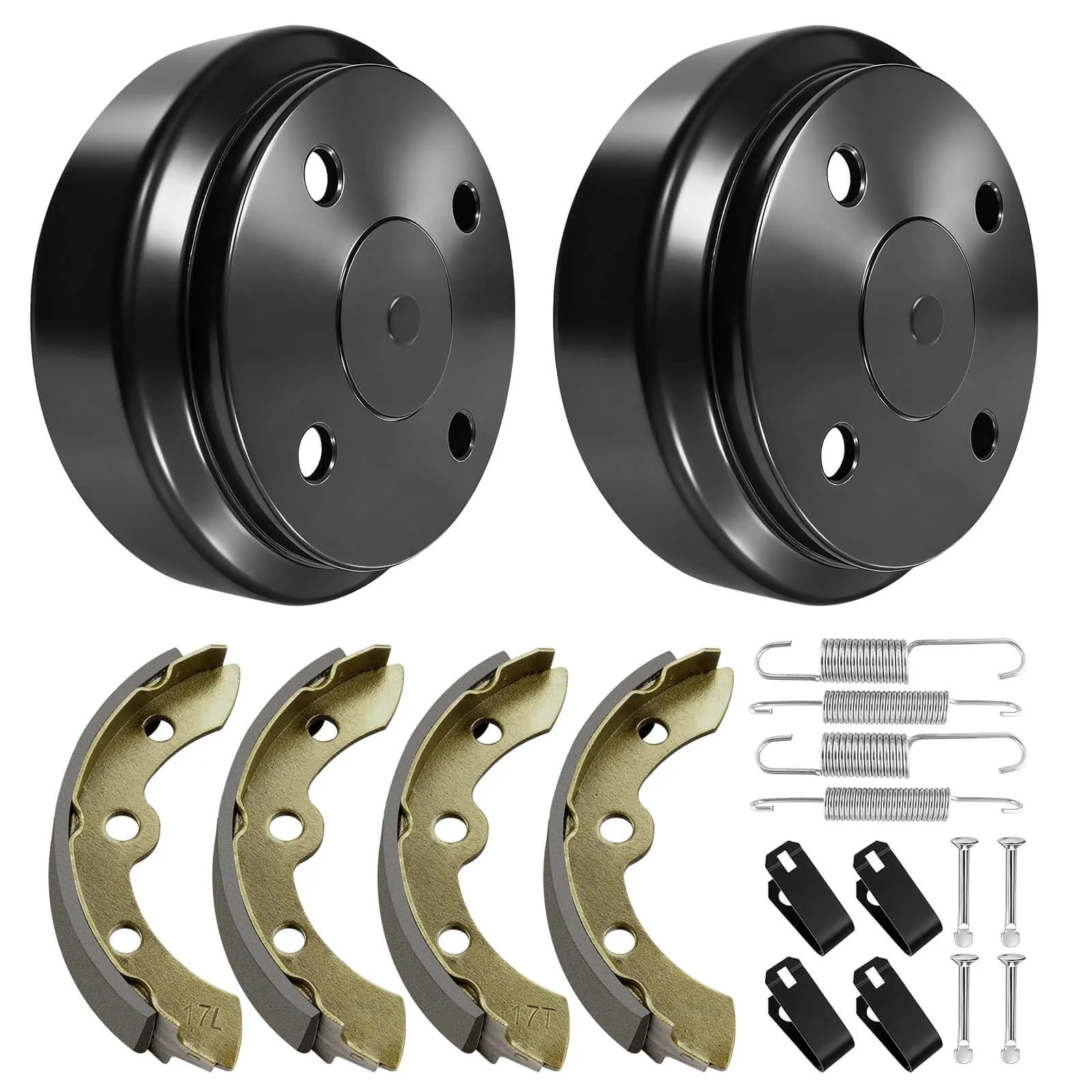 LEAPGOMAX Brake Drum and Shoe Kit for Club Car DS (1995+) & Precedent (2004+)