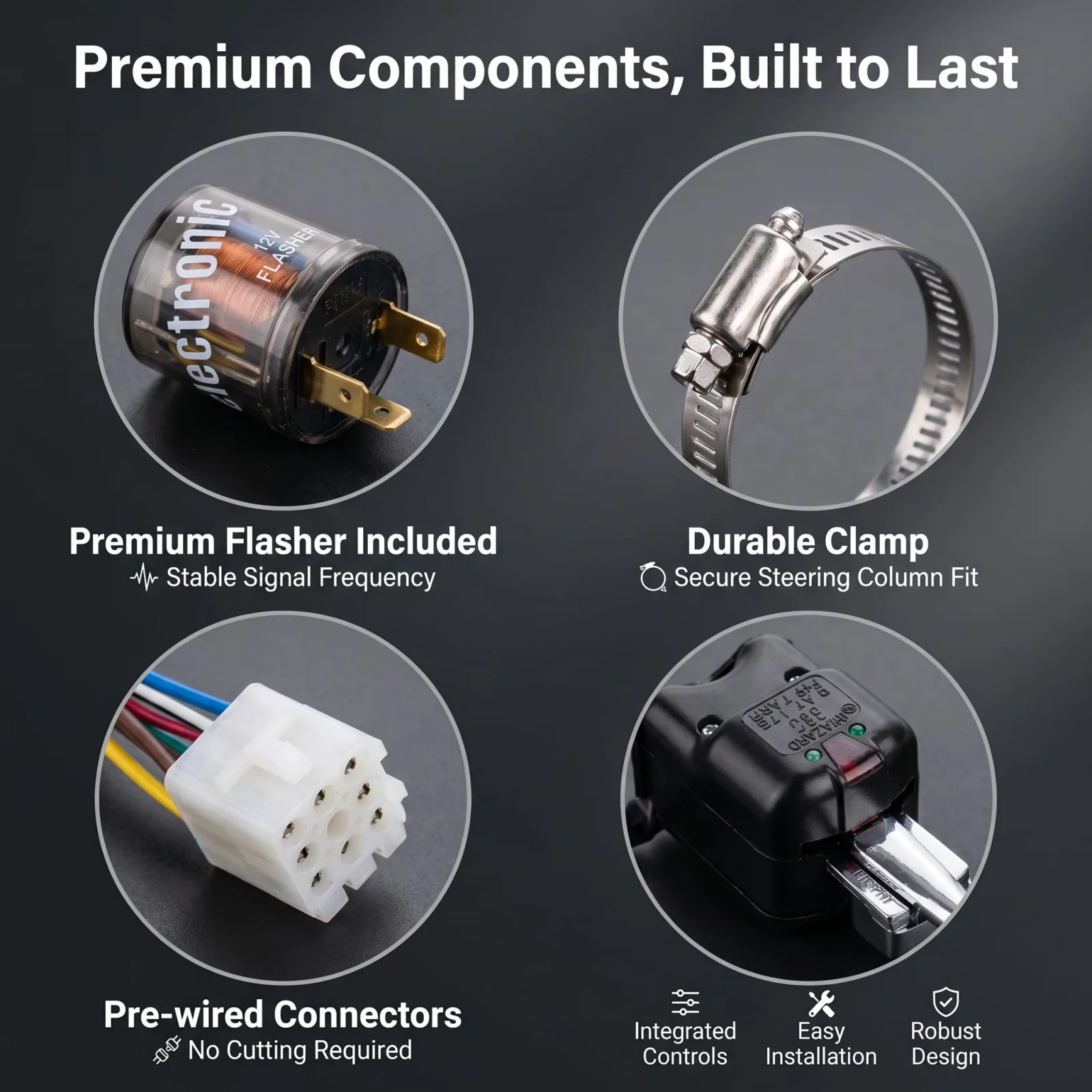 HXombrachy Turn Signal Combination Switch — 102517501 / 102567101 image 2