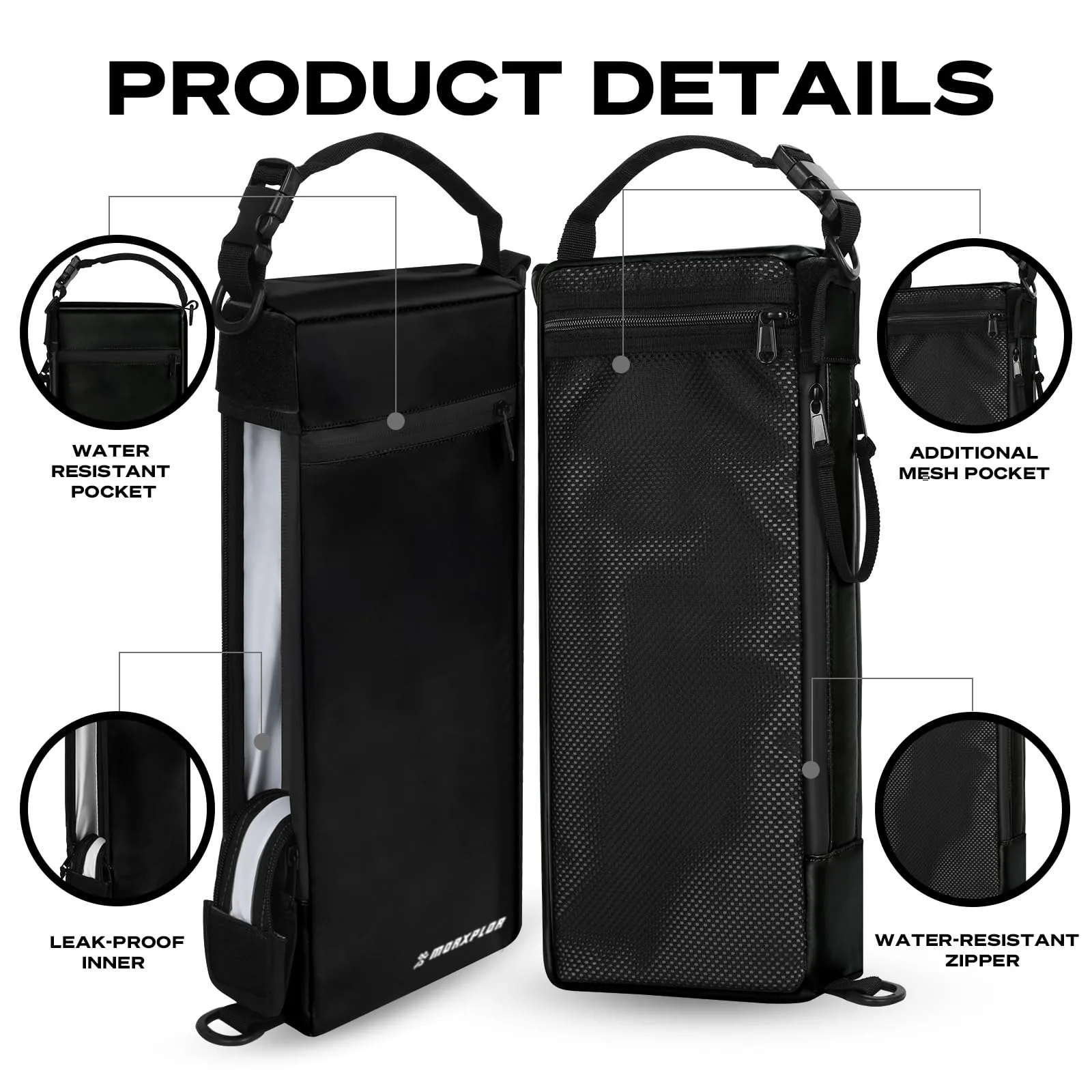 MORXPLOR 6-Can Insulated Golf Cooler Bag Sleeve (5L) image 3