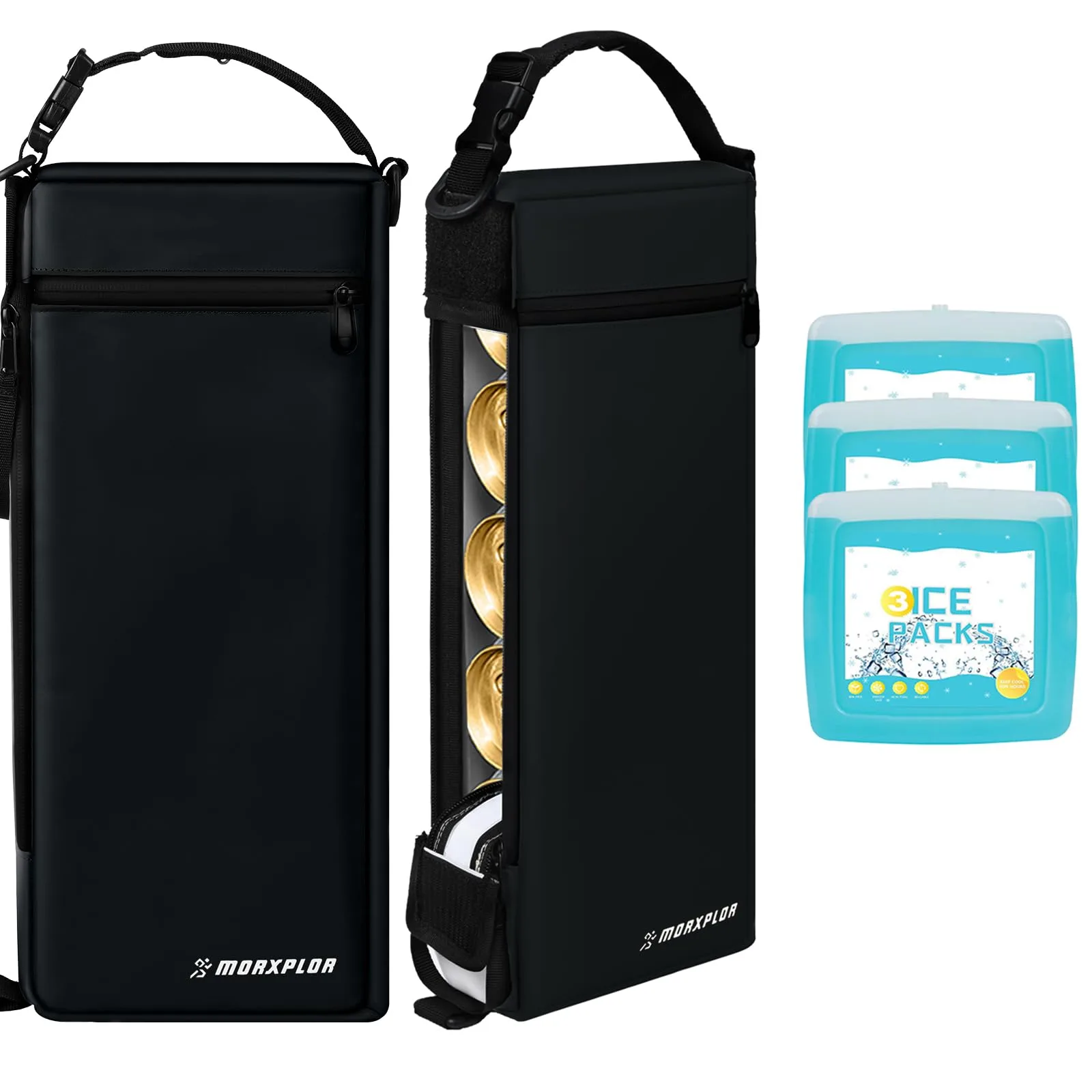 MORXPLOR 6-Can Insulated Golf Cooler Bag Sleeve (5L)