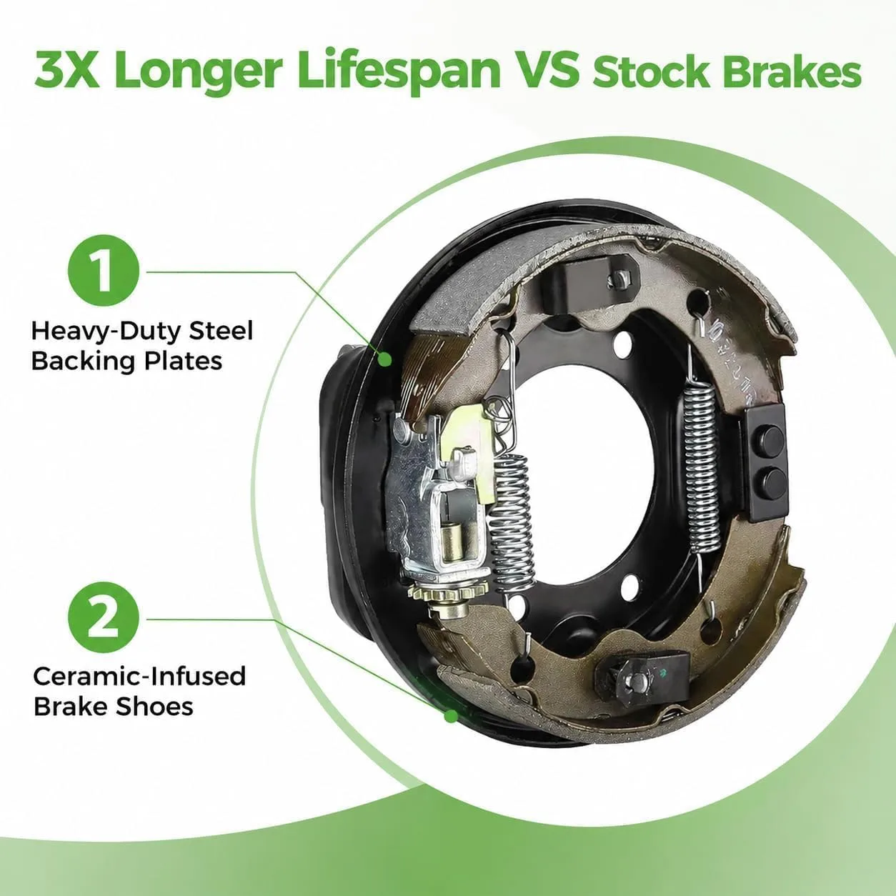 10L0L Club Car Brake Assembly for DS, Precedent and Tempo image 4