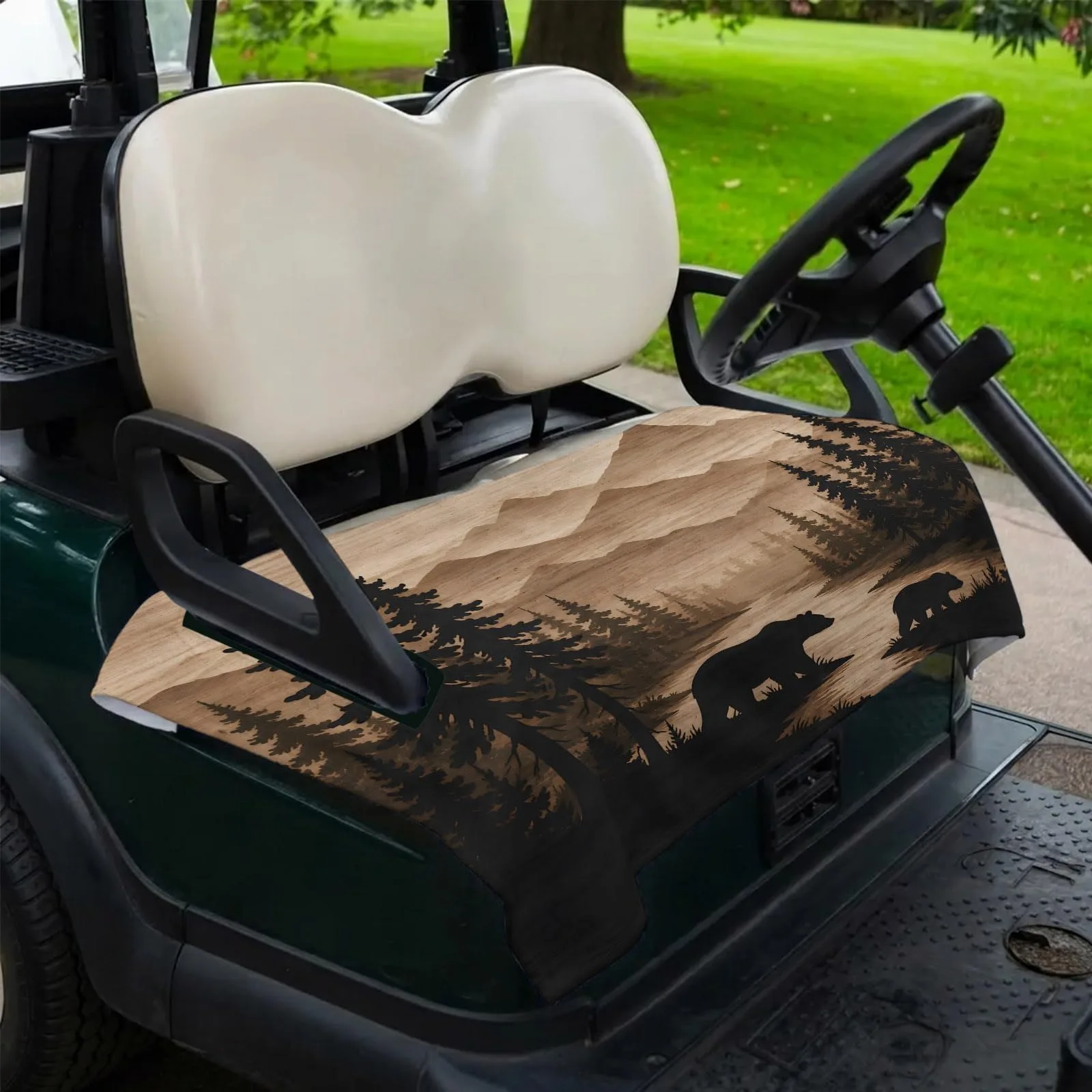 DecorLovee Golf Cart Seat Cover, 51 x 31 in Microfiber image 2