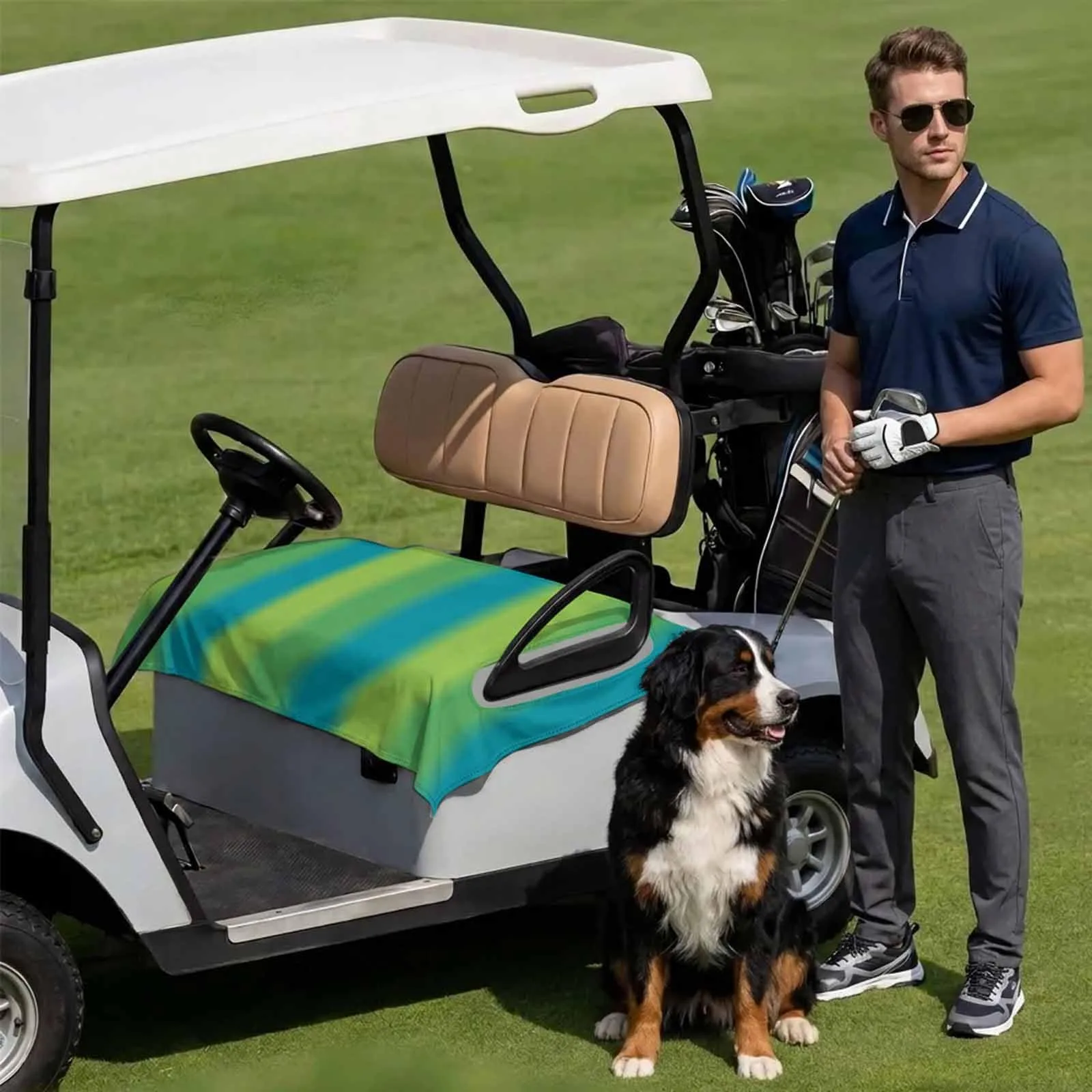 DecorLovee Golf Cart Seat Cover 51 x 31 in image 3