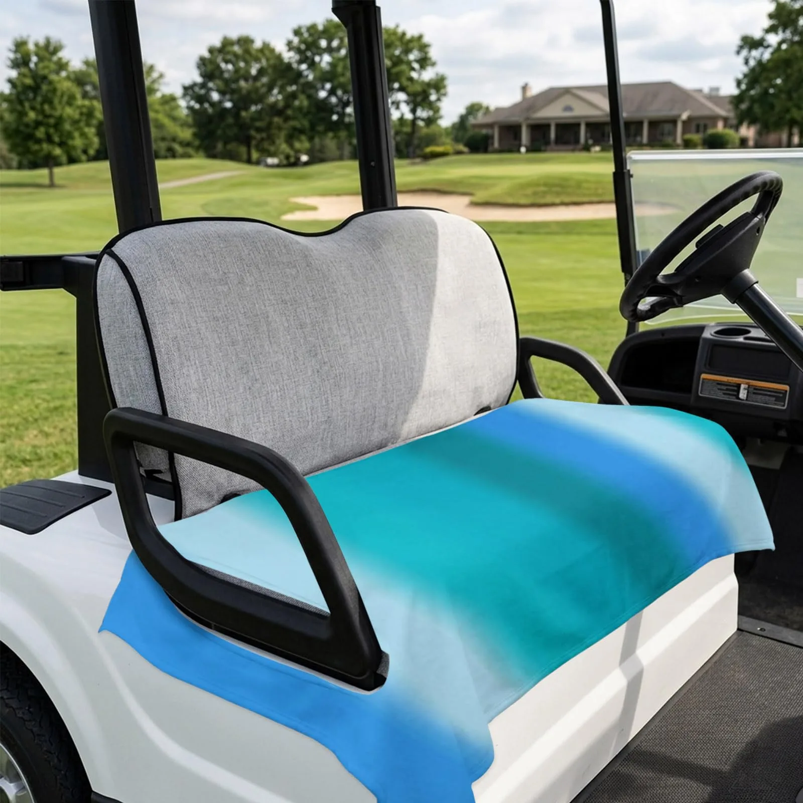 DecorLovee Blue Golf Cart Seat Cover 51 x 31 Inch image 4