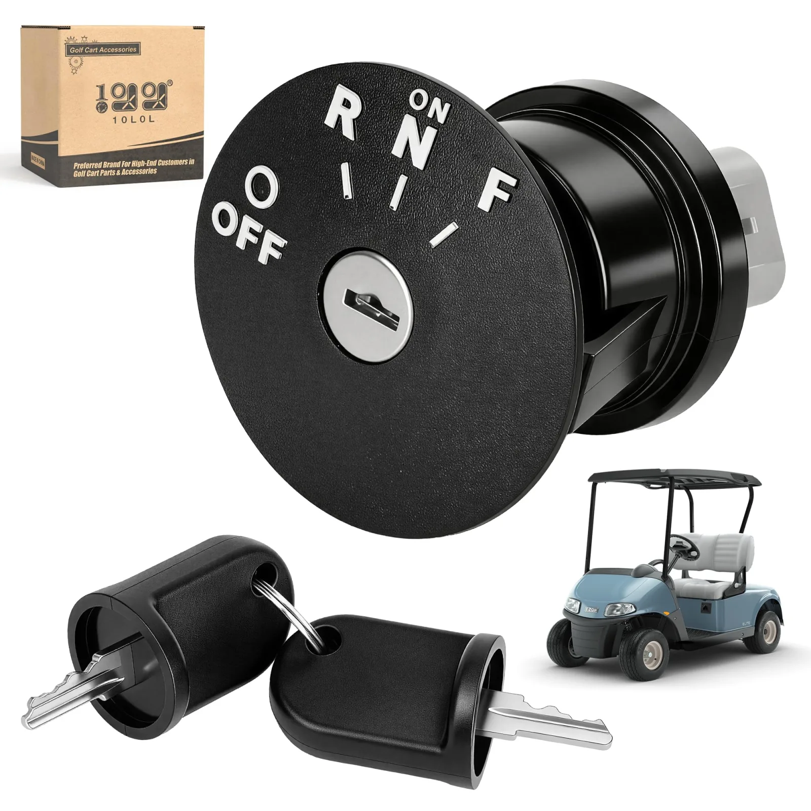 10L0L Ignition Key Switch for E-Z-GO RXV 2008-Up