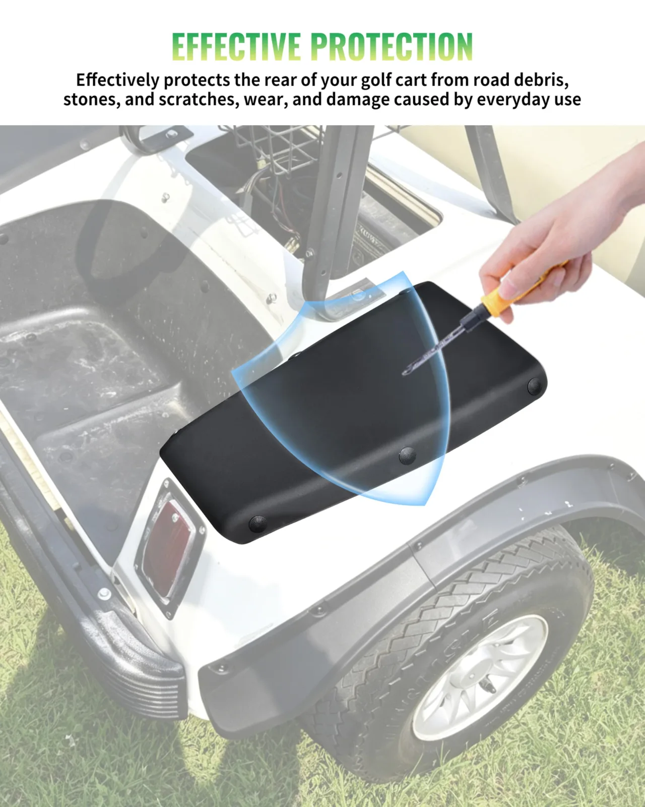 LDETXY Rear Scuff Guards for Club Car DS 1981+ image 3