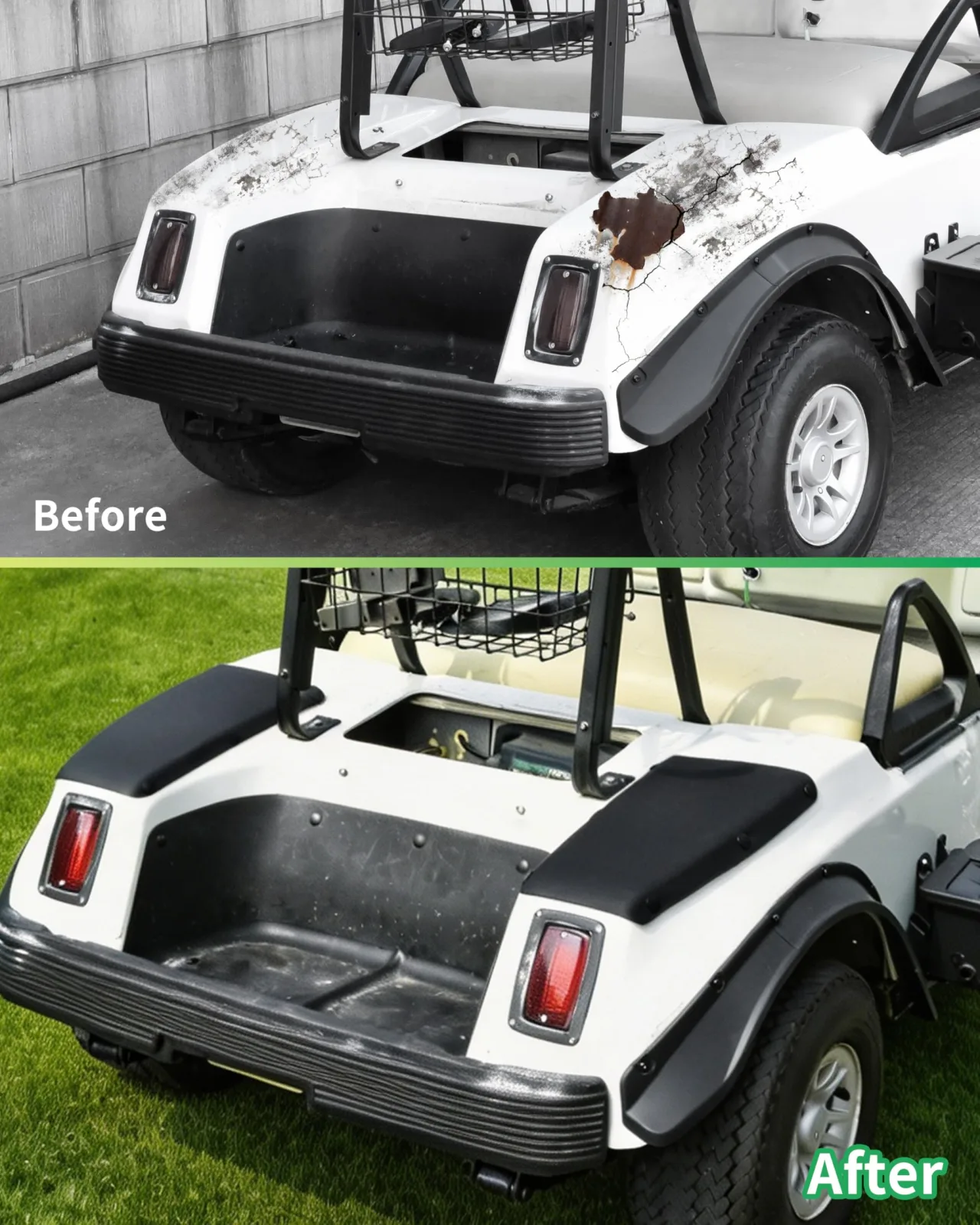 LDETXY Rear Scuff Guards for Club Car DS 1981+ image 4
