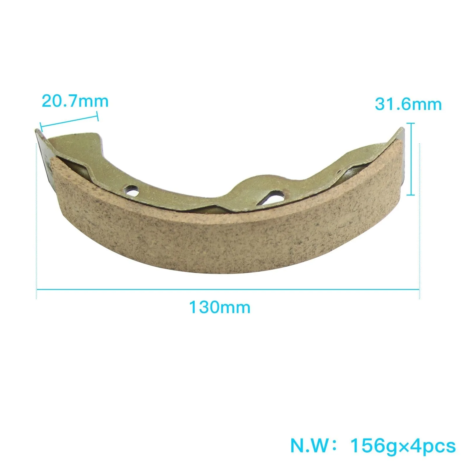 CHMIFTNX Golf Cart Brake Pad Assembly image 2