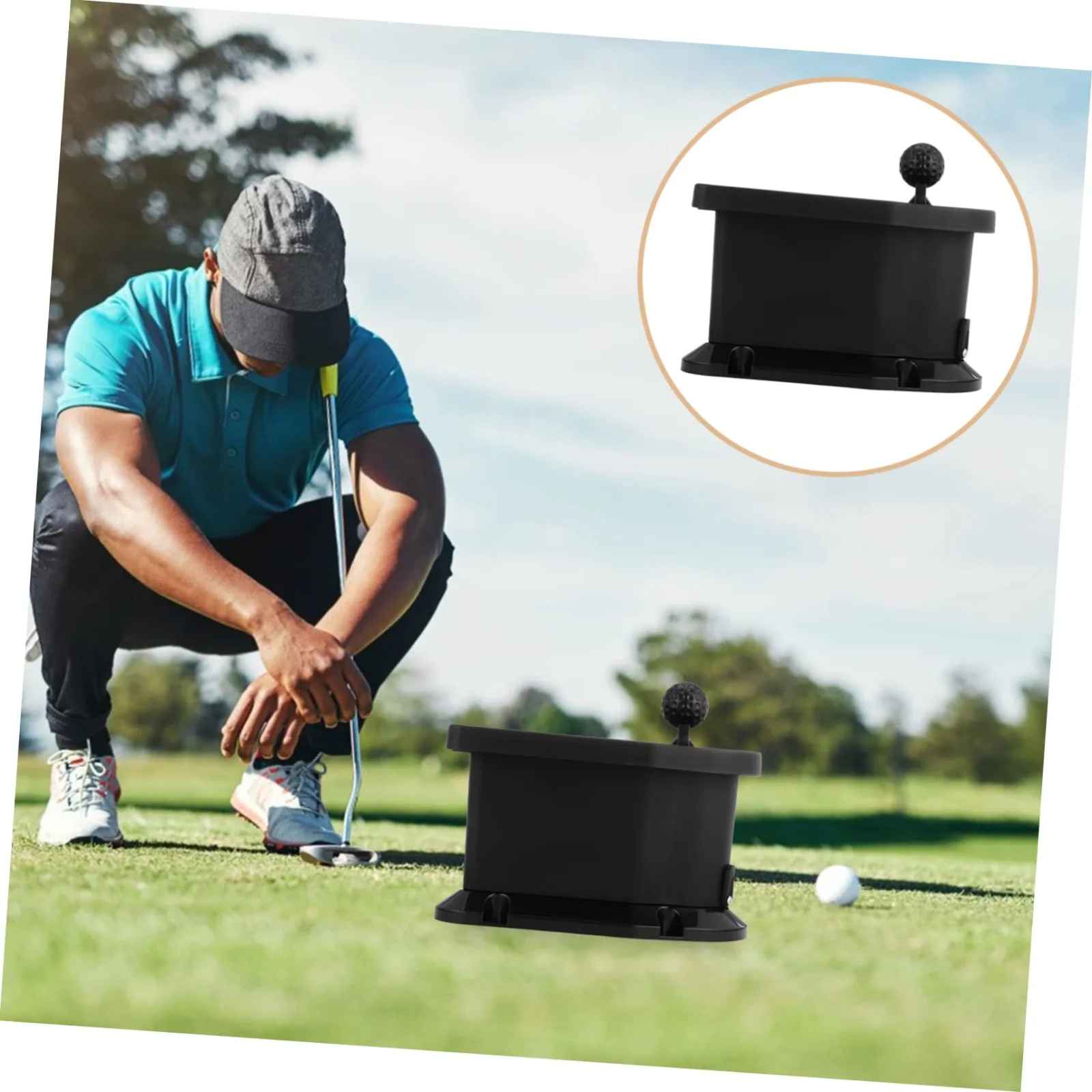 YARNOW Manual Golf Ball and Club Cleaner - Black image 4