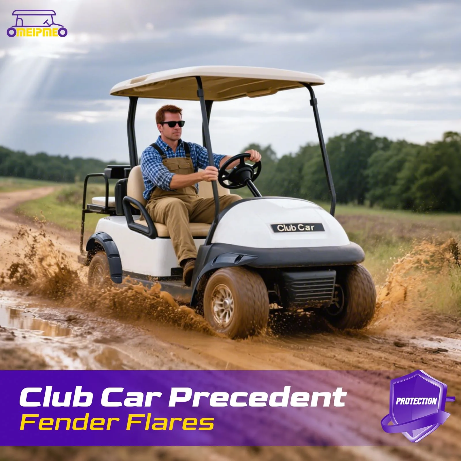 OMEIPMEO Fender Flares for 2004-Up Club Car Precedent image 4