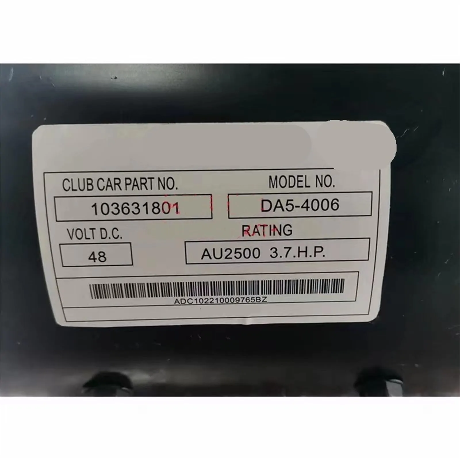 OETIBUFA 3.7 HP Separately Excited DC Drive Motor image 4