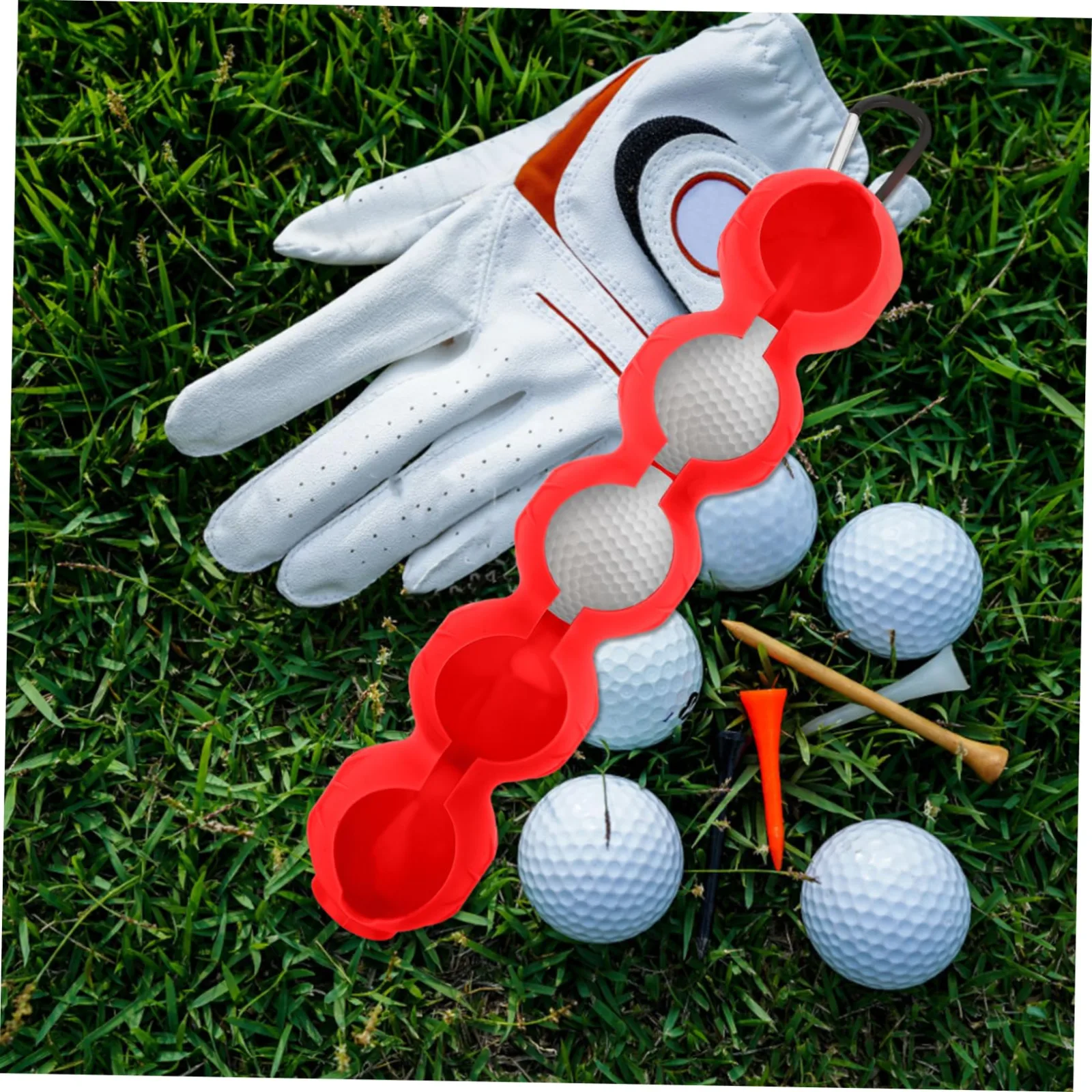 Totority Silicone Golf Ball Holder, Red, 36W45214RM image 4