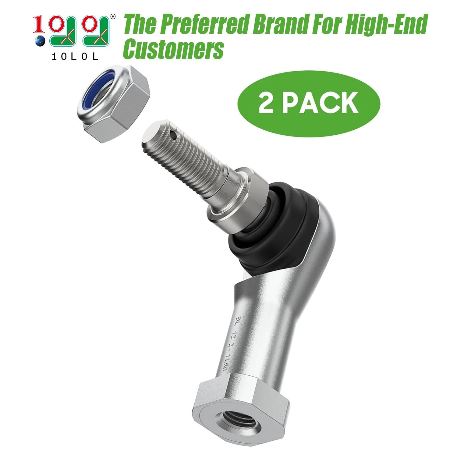 10L0L Tie Rod End Kit for Club Car Precedent and Tempo image 2