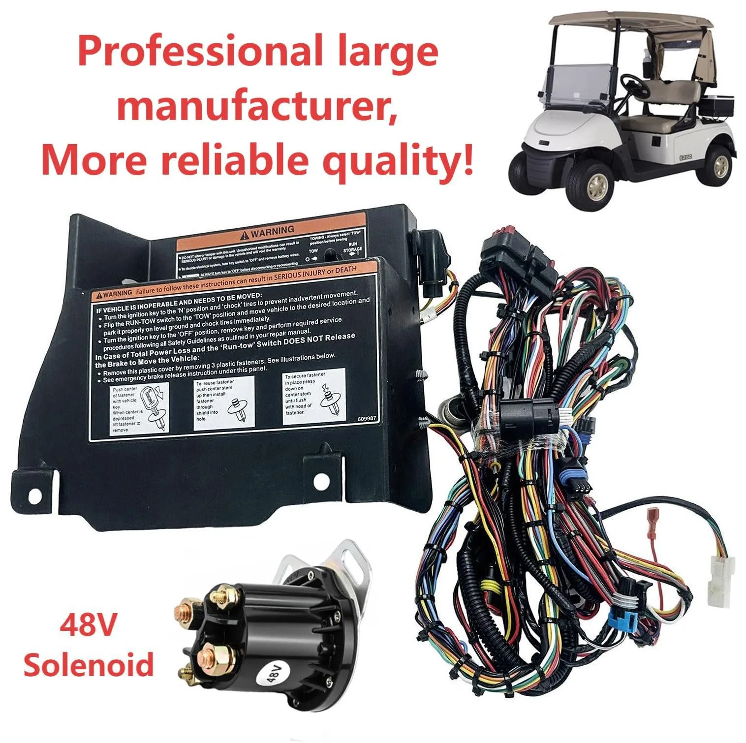 mhanewv 618950 Wiring Harness for E-Z-GO RXV image 2