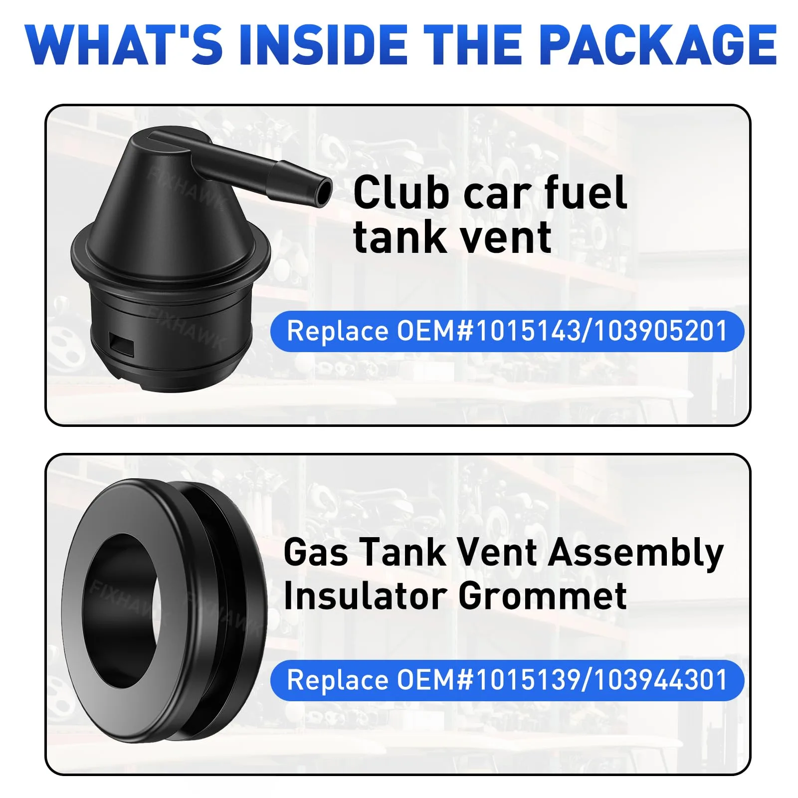FIXHAWK Fuel Tank Vent Kit for Club Car DS & Precedent image 4