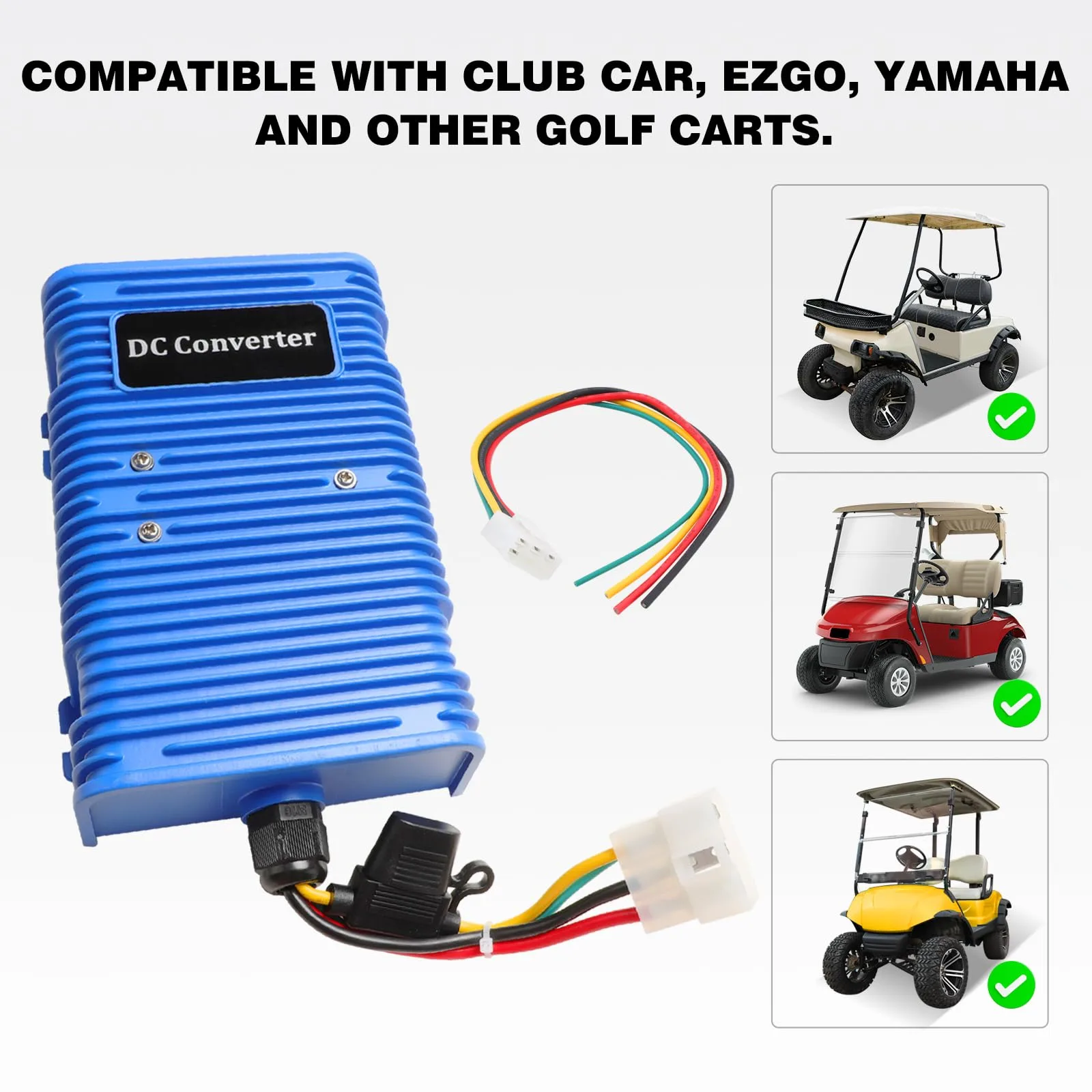 Roykaw 36/48V to 12V DC Converter Voltage Reducer 30A 350W image 2