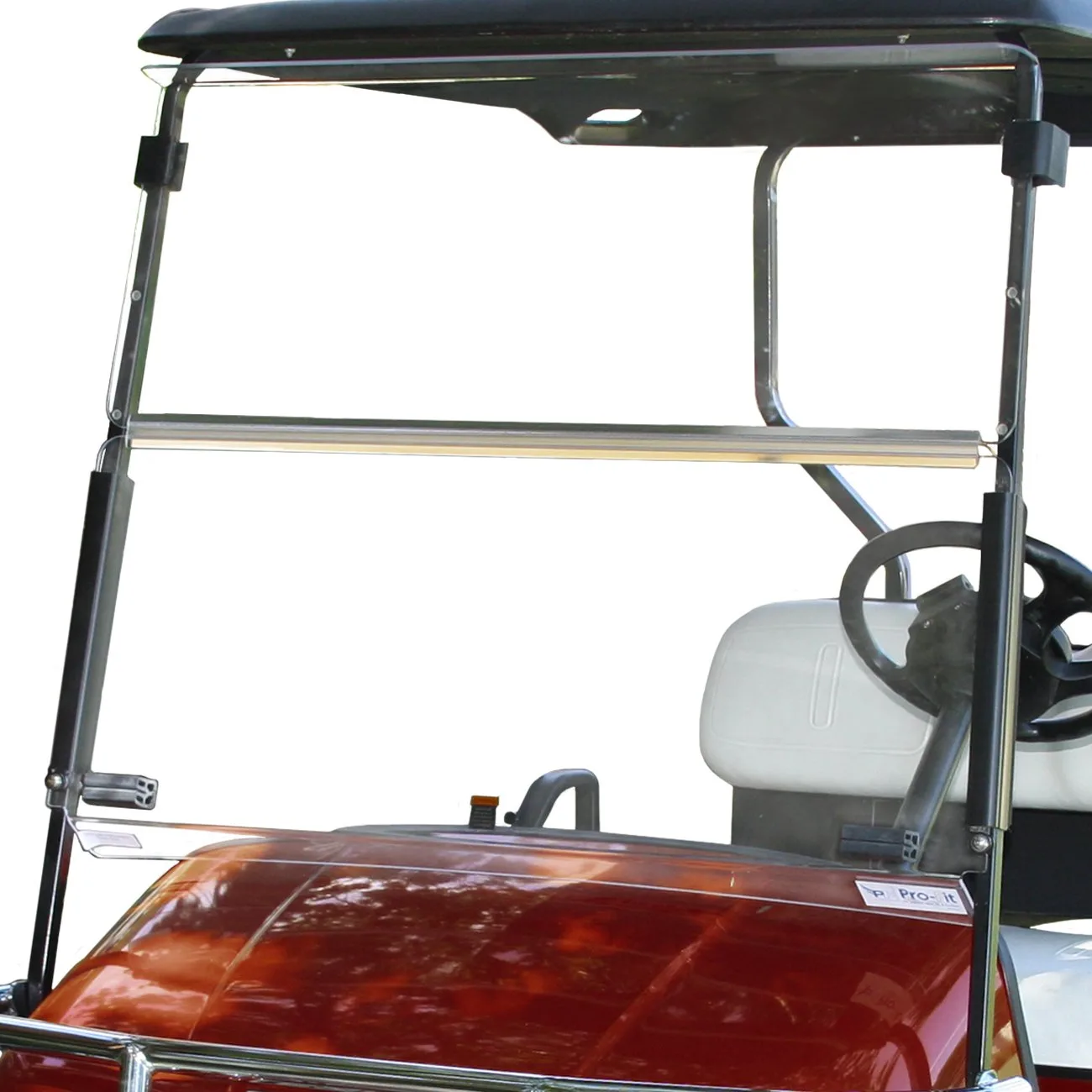 Pro-Fit PF10972 Clear Split Windshield for E-Z-GO RXV