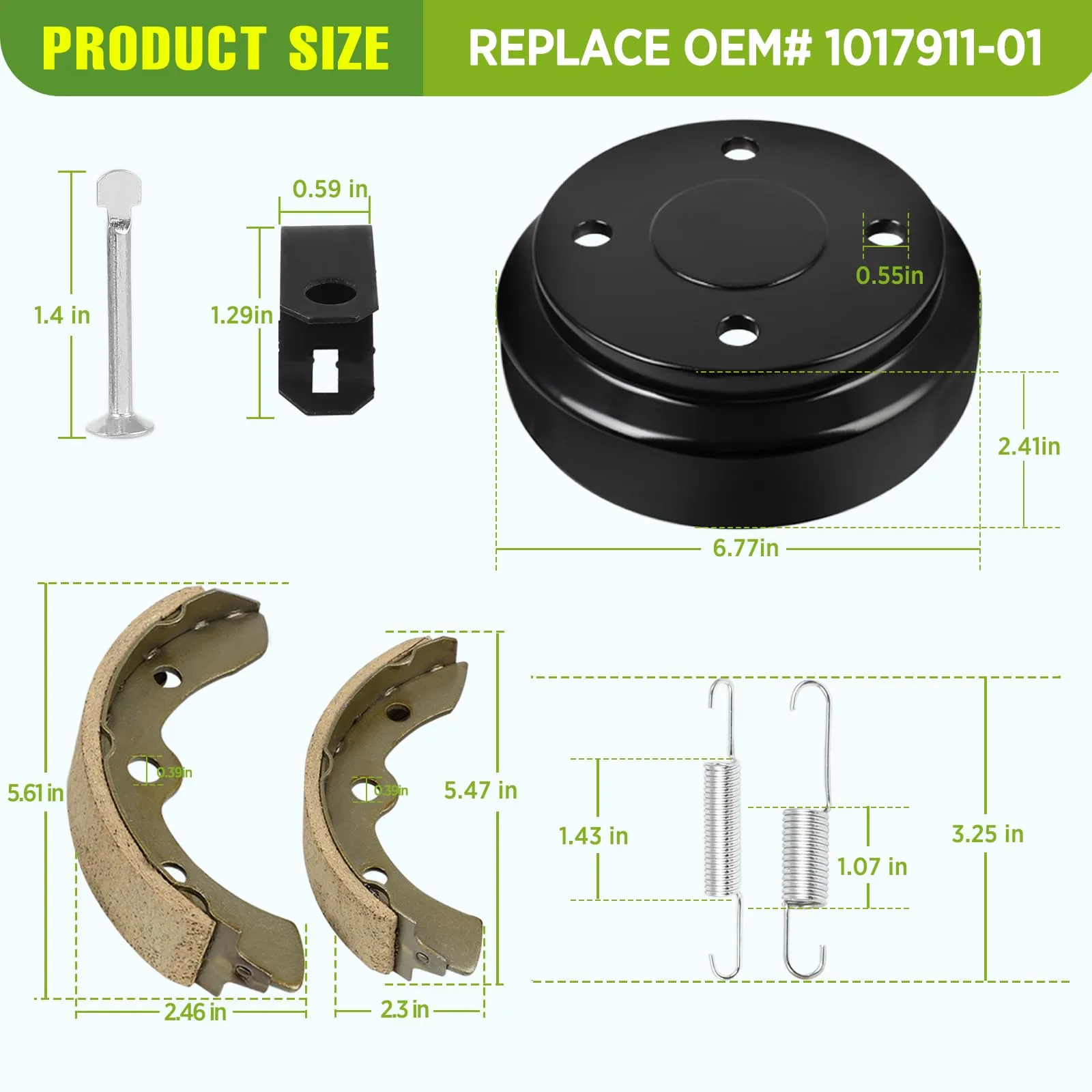 FAHKNS Brake Repair Kit for Club Car DS and Precedent image 2