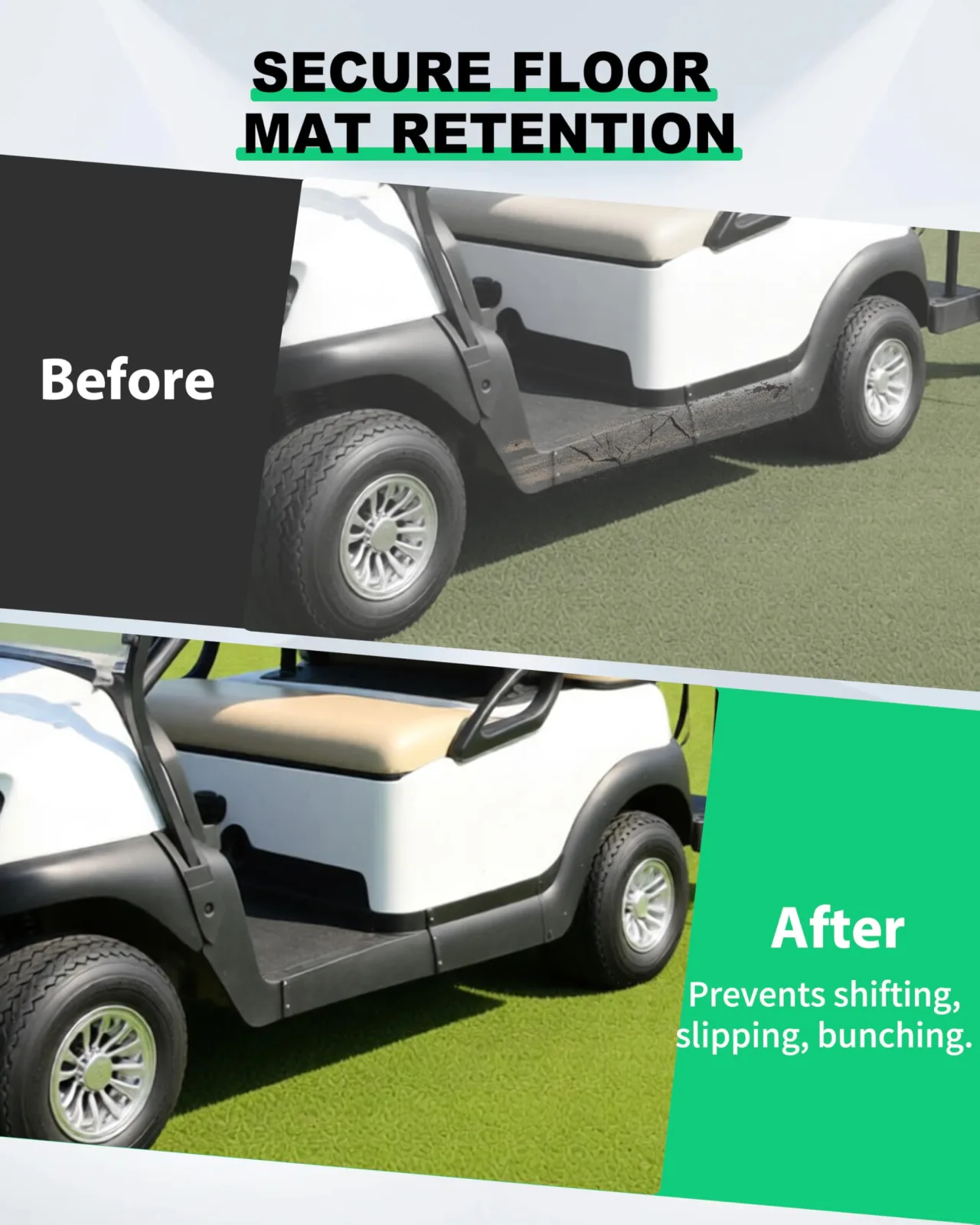 LDETXY Floor Mat Retainer Panels for Club Car 2017+ image 4