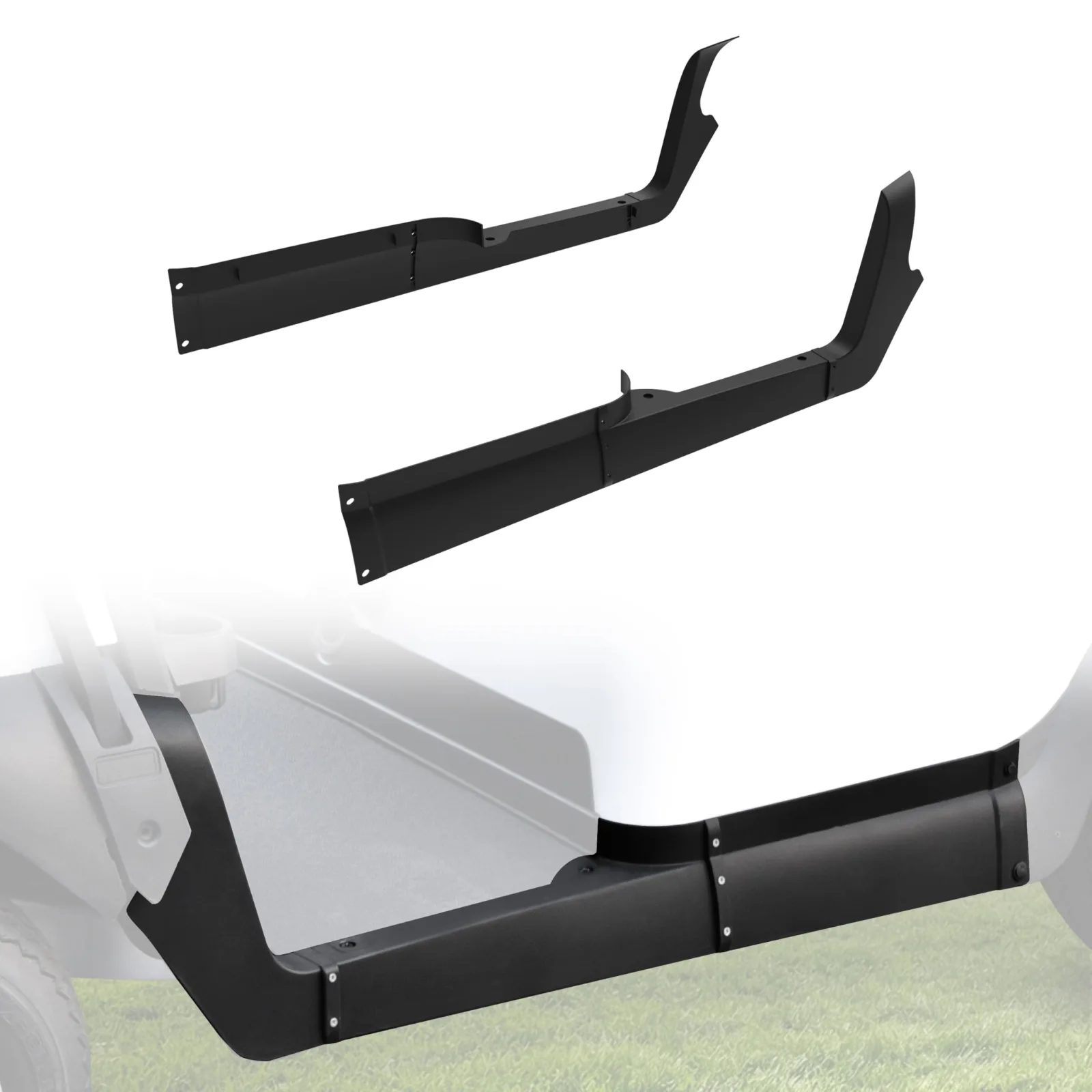 LDETXY Floor Mat Retainer Panels for Club Car 2017+
