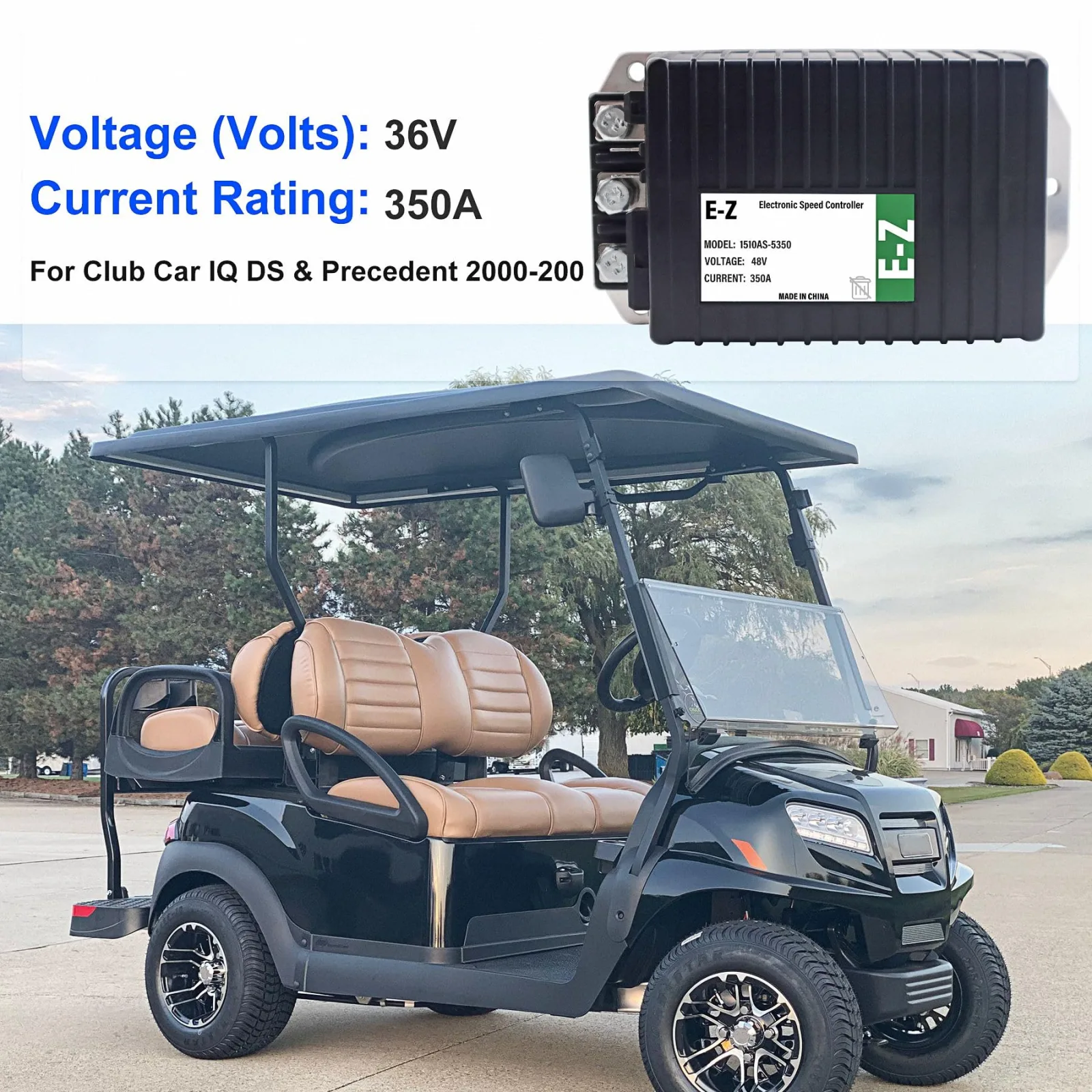 Partayoza 1510AS-5350 48V Controller for Club Car IQ image 3