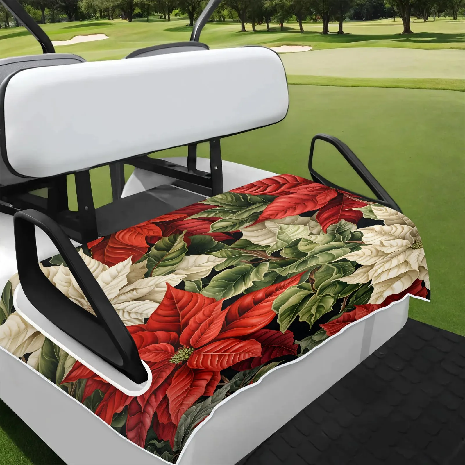 Tiveruda Golf Cart Seat Cover for Double Seats