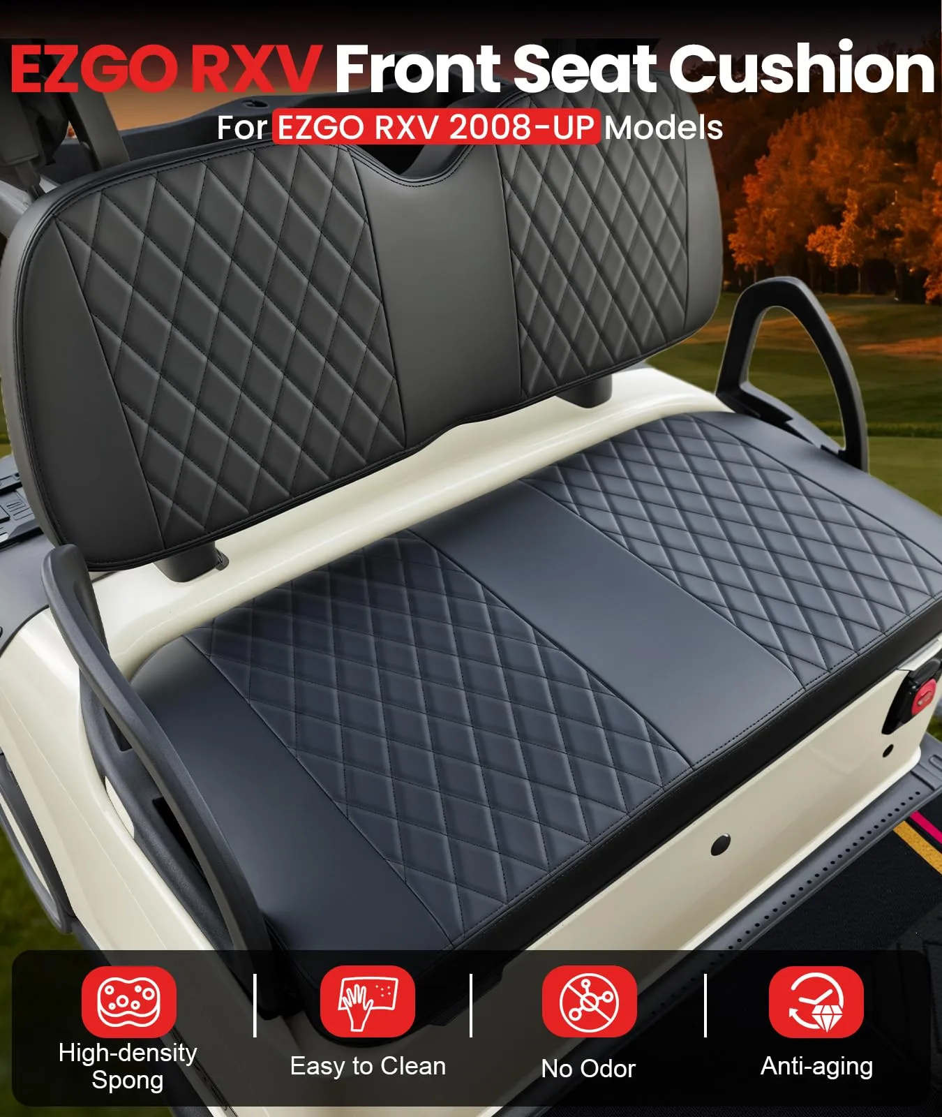 CASISPRO Front Seat Cushion for E-Z-GO RXV 2008+ image 2