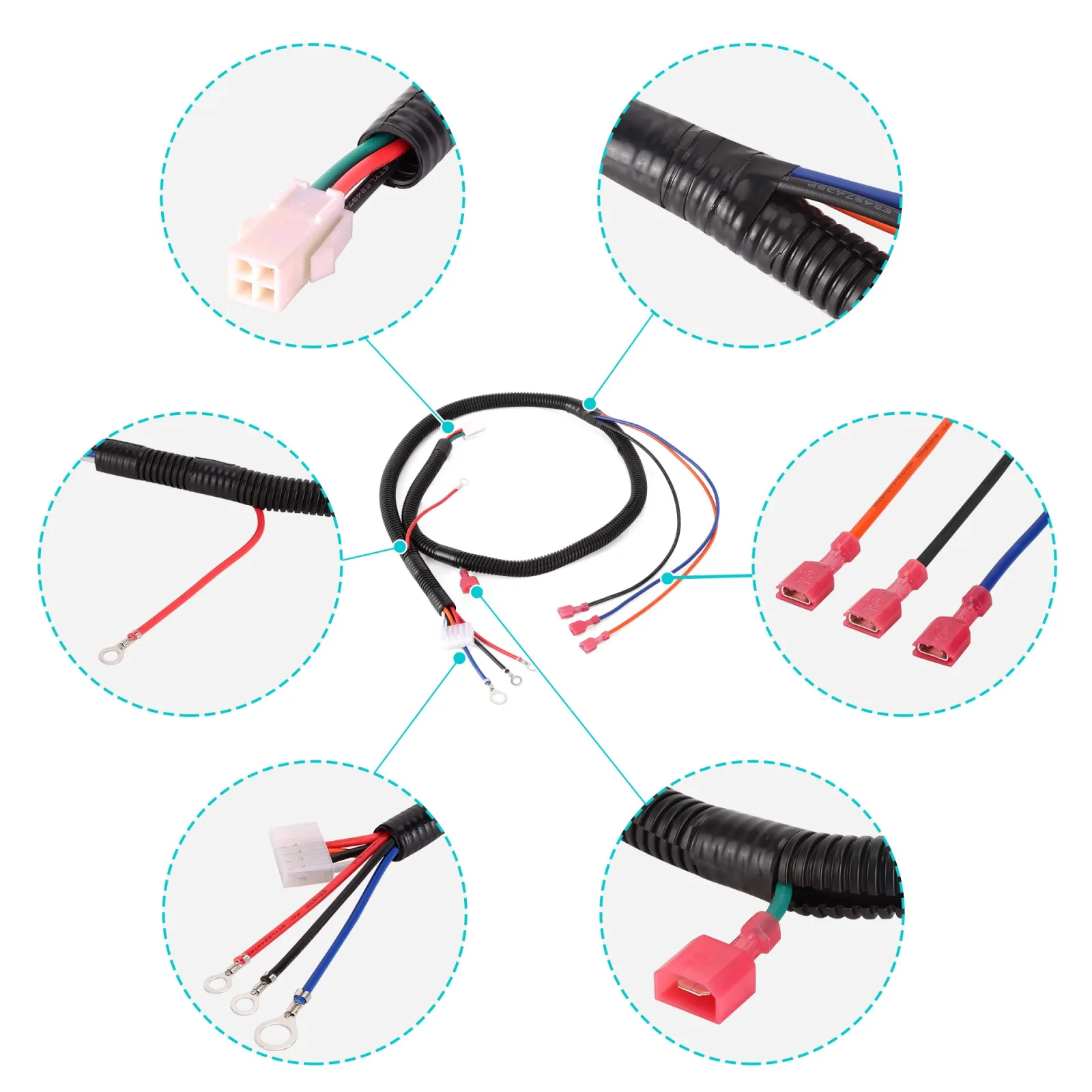 10L0L Controller Wire Harness for 36V E-Z-GO TXT/Medalist (OEM 73040G01) image 4