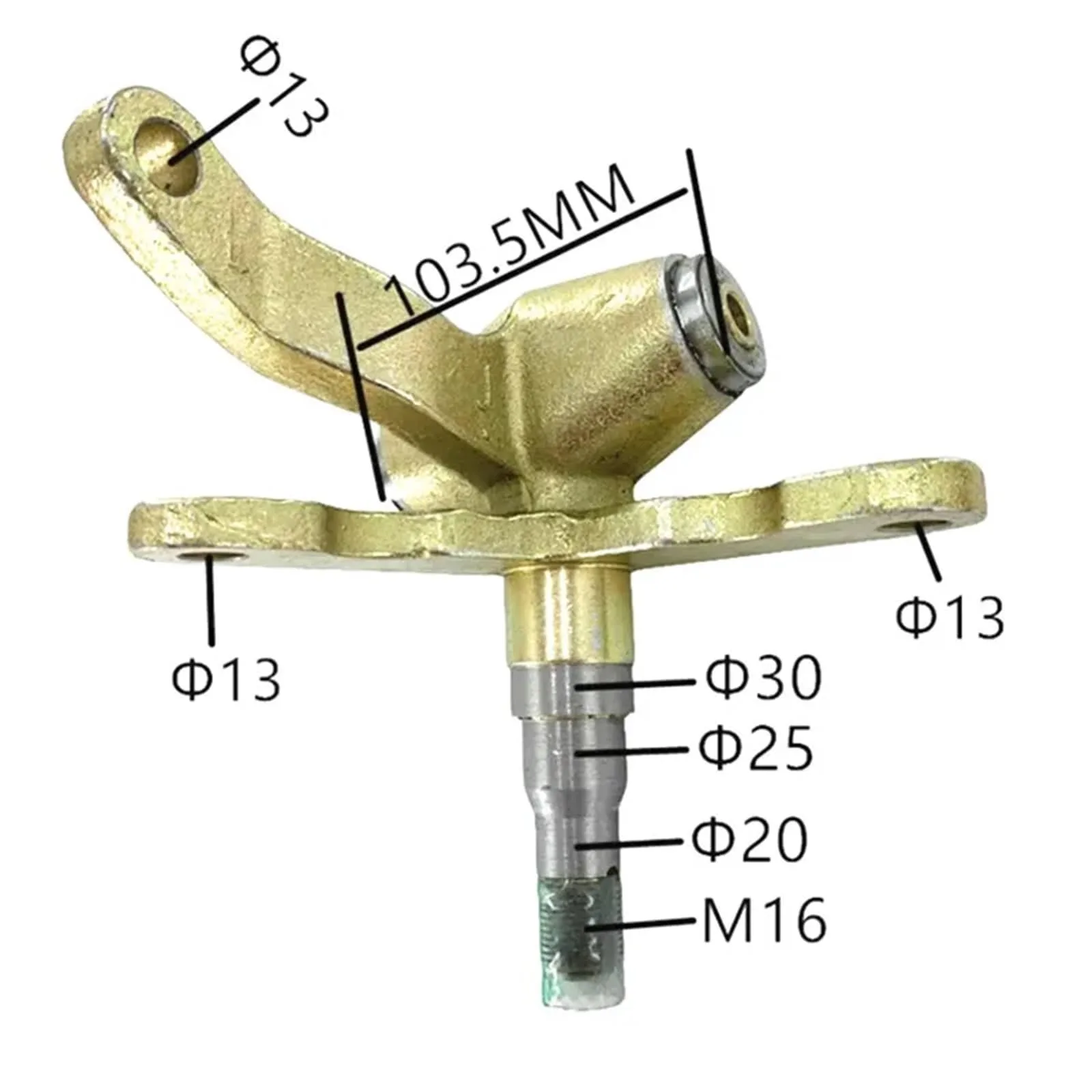 YkOHzqFHC Golf Car Knuckle Assembly image 2