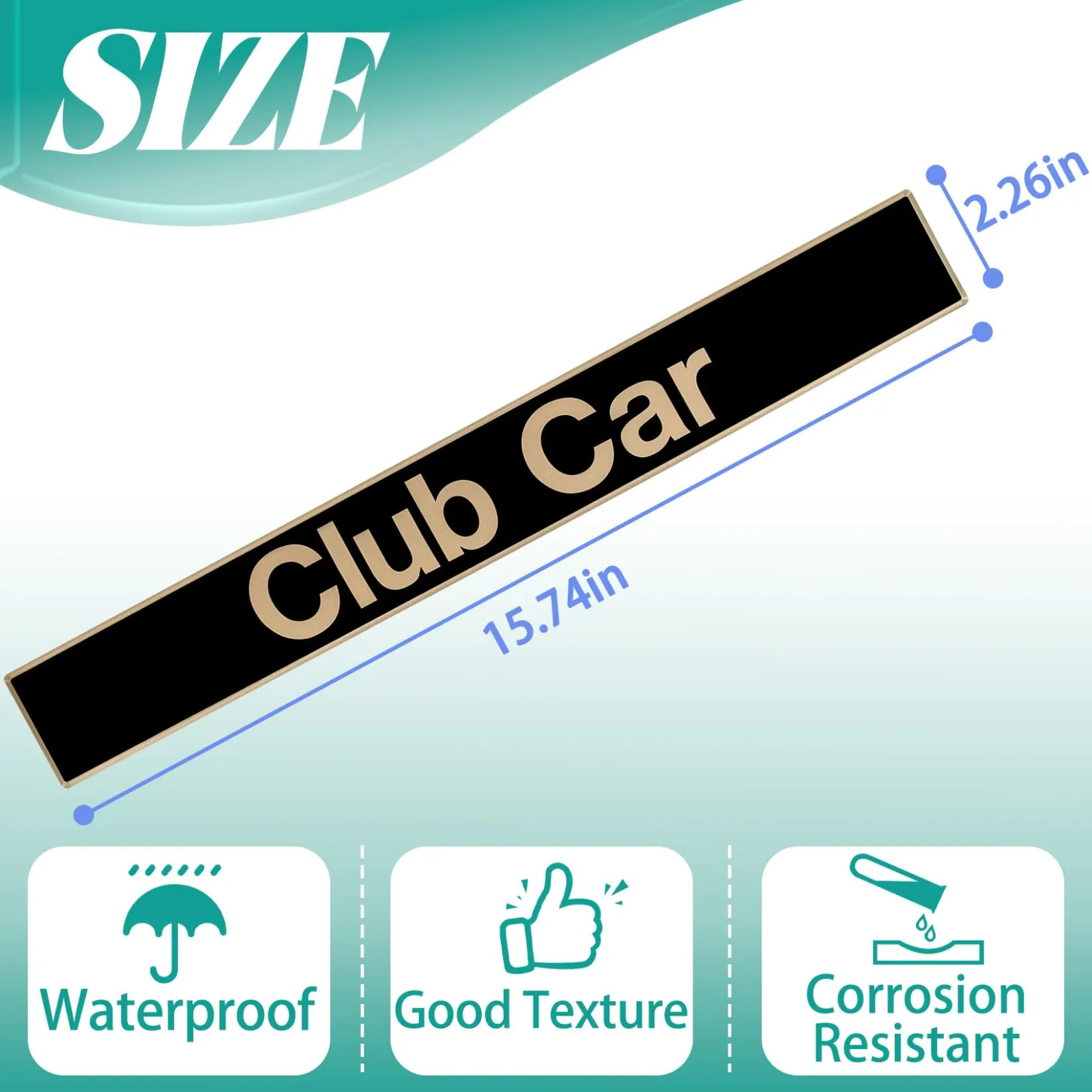 DRIVE UP Name Plate for Club Car Precedent - DU00268 image 2