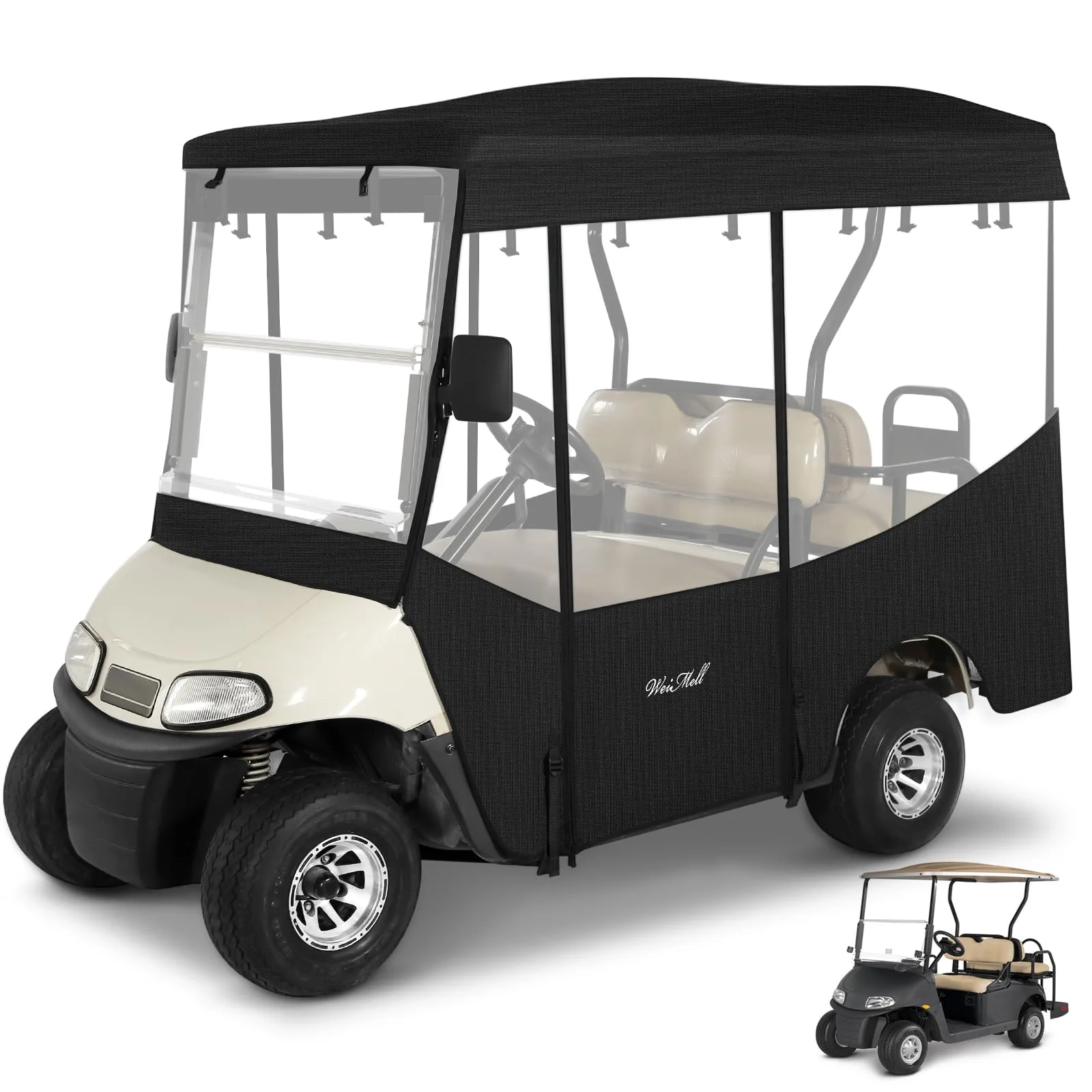 WEIMELL Enclosure for E-Z-GO RXV 4-Passenger Extended Roof