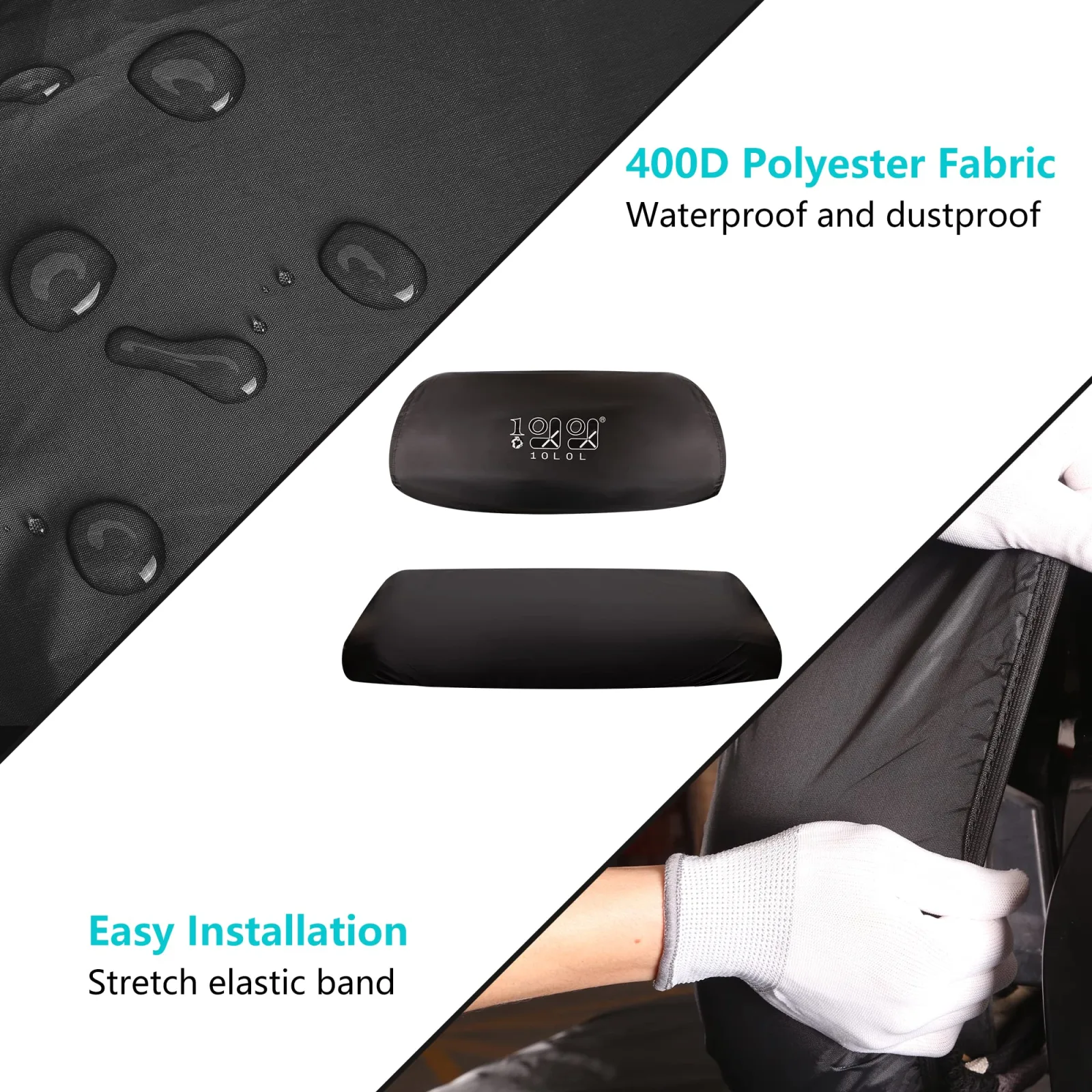 10L0L F63-C Golf Cart Seat Dust Cover image 3