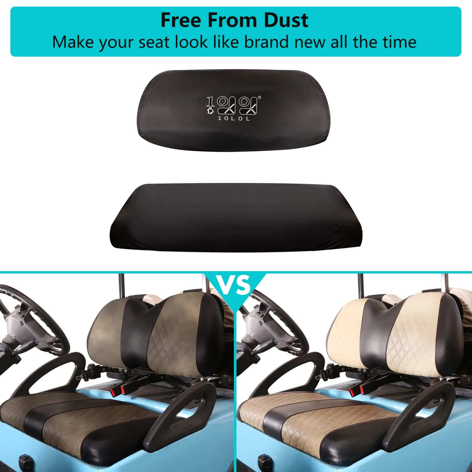 10L0L F63-C Golf Cart Seat Dust Cover image 4