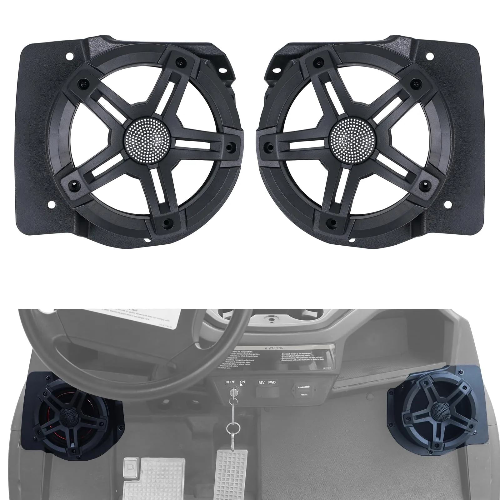 LUXEMOTO Speaker Pod Brackets for Yamaha G29 Drive2