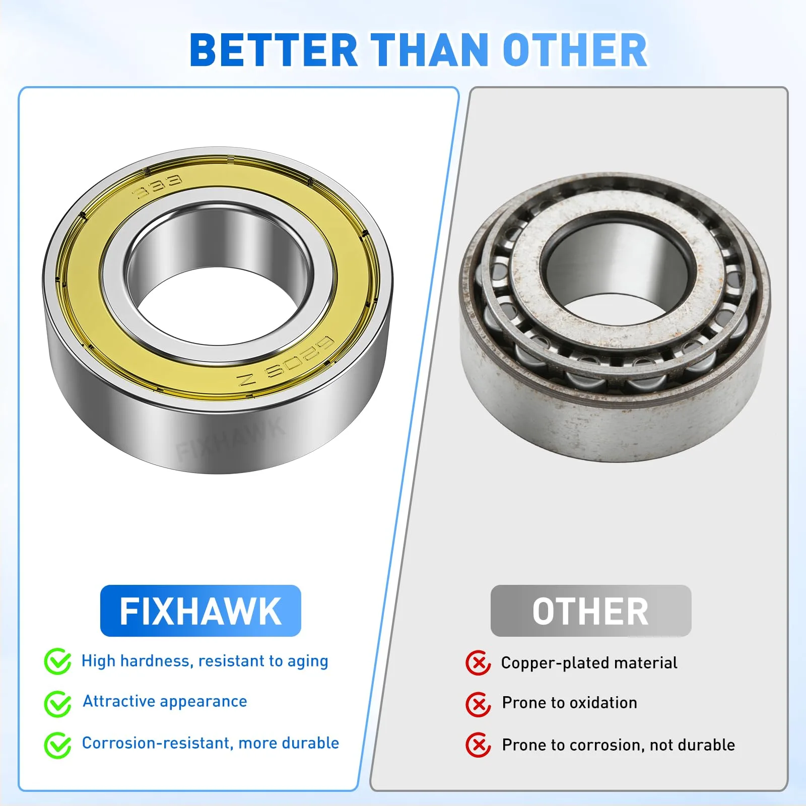 FIXHAWK FK-0059 Rear Axle Bearing Seal Kit for Club Car image 4