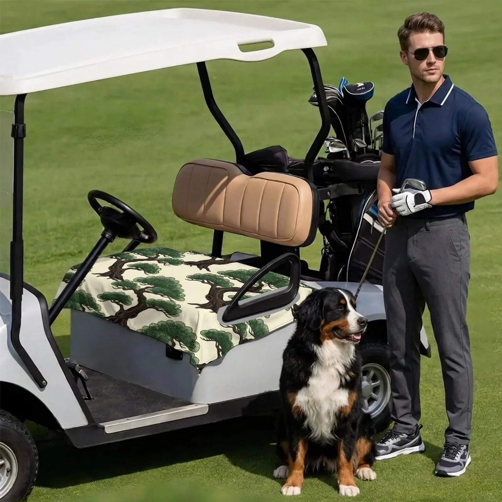 DecorLovee Golf Cart Seat Cover 51 x 31 Inch image 3