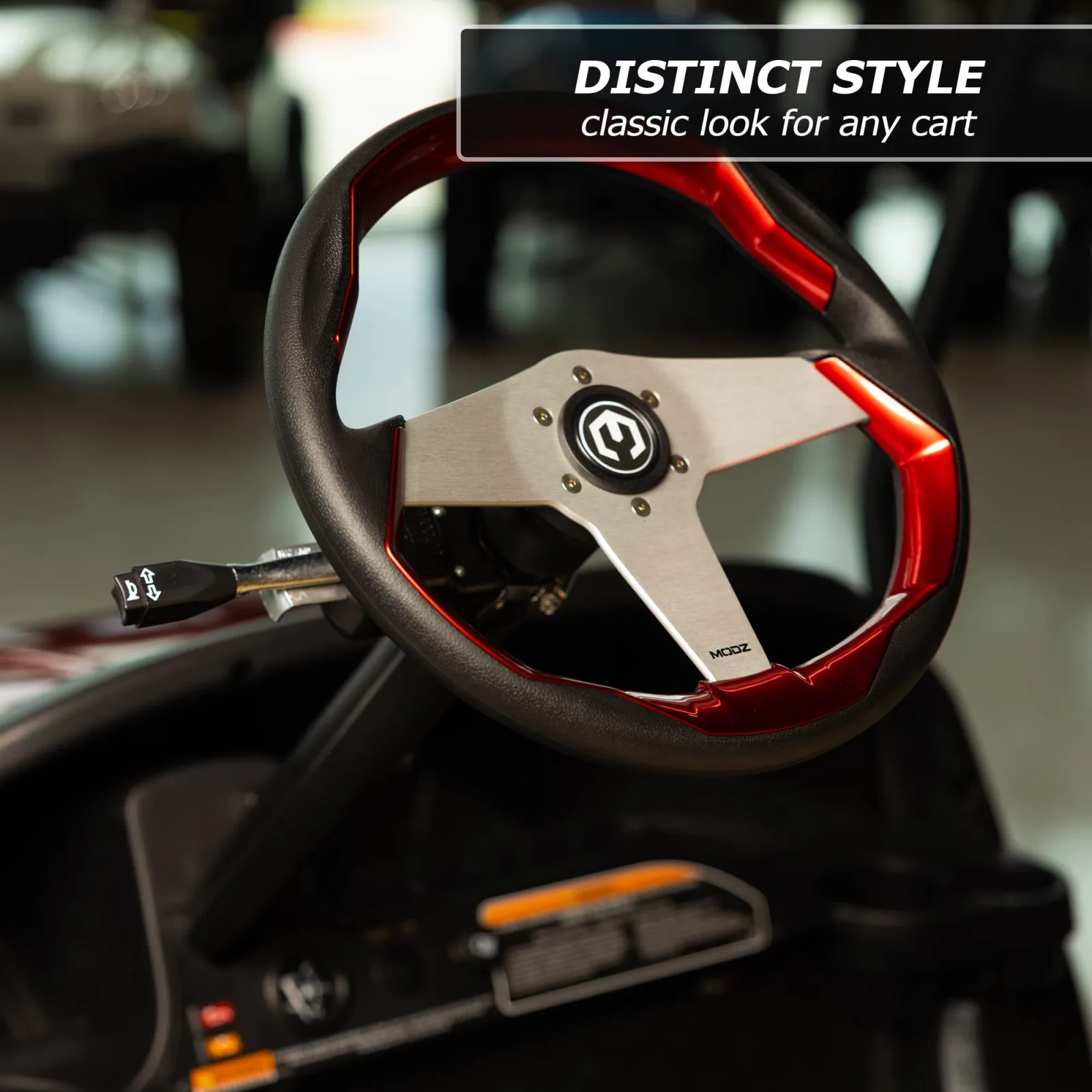 MODZ Zilker Golf Cart Steering Wheel with Adapter image 2