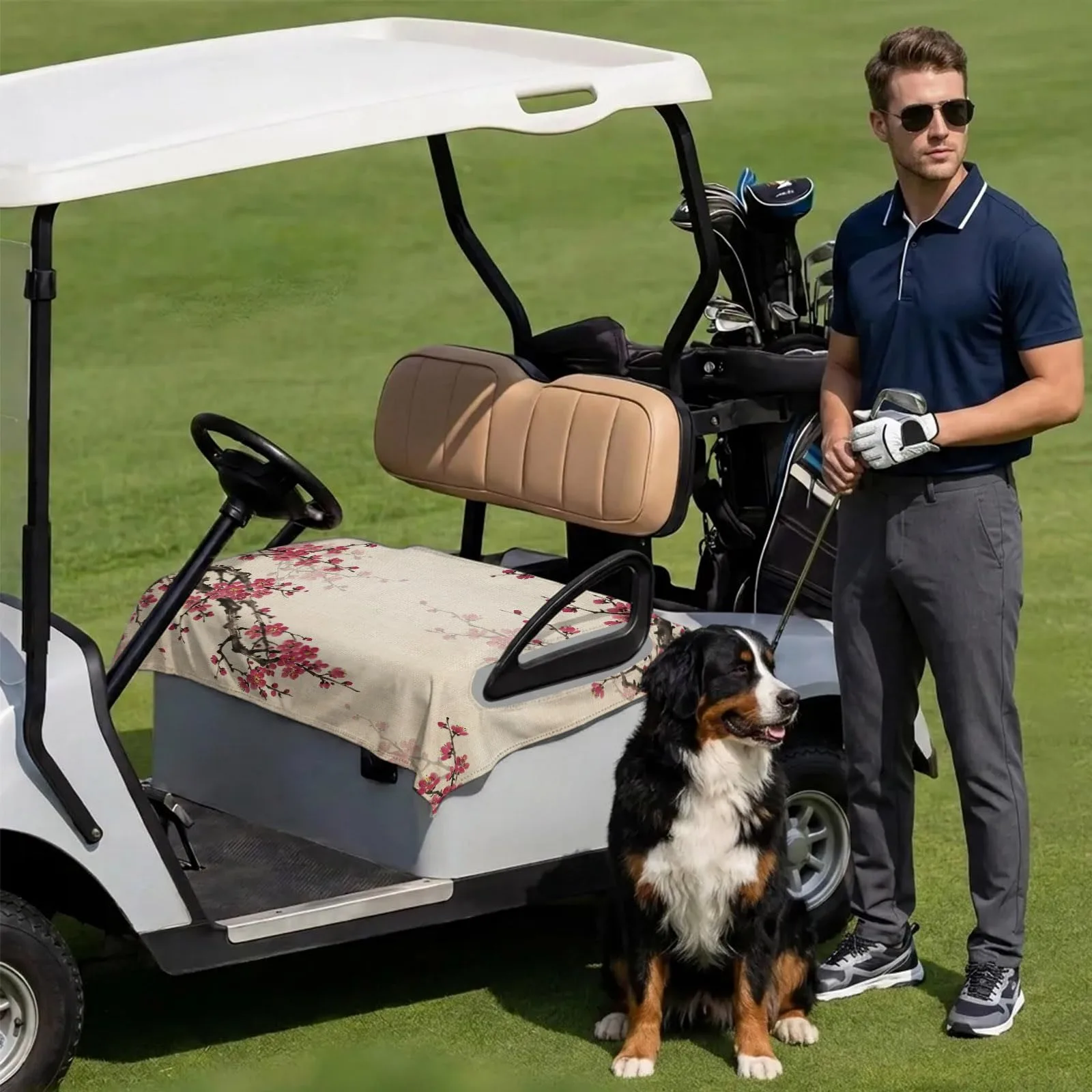 DecorLovee Golf Cart Seat Cover 51 x 31 Inch image 3