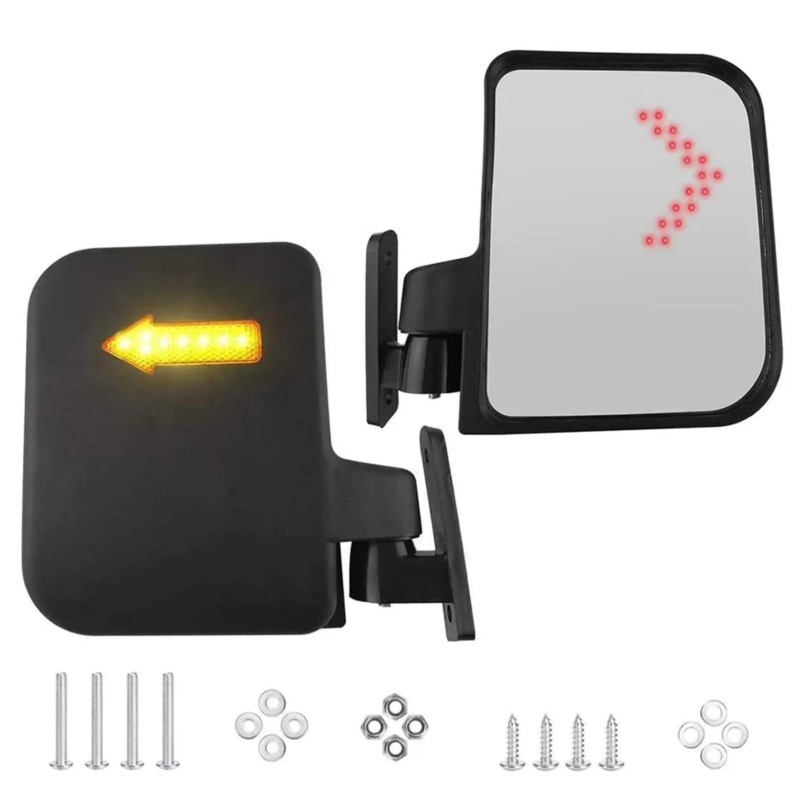 Ktann Golf Cart Rearview Mirrors with Turn Signals