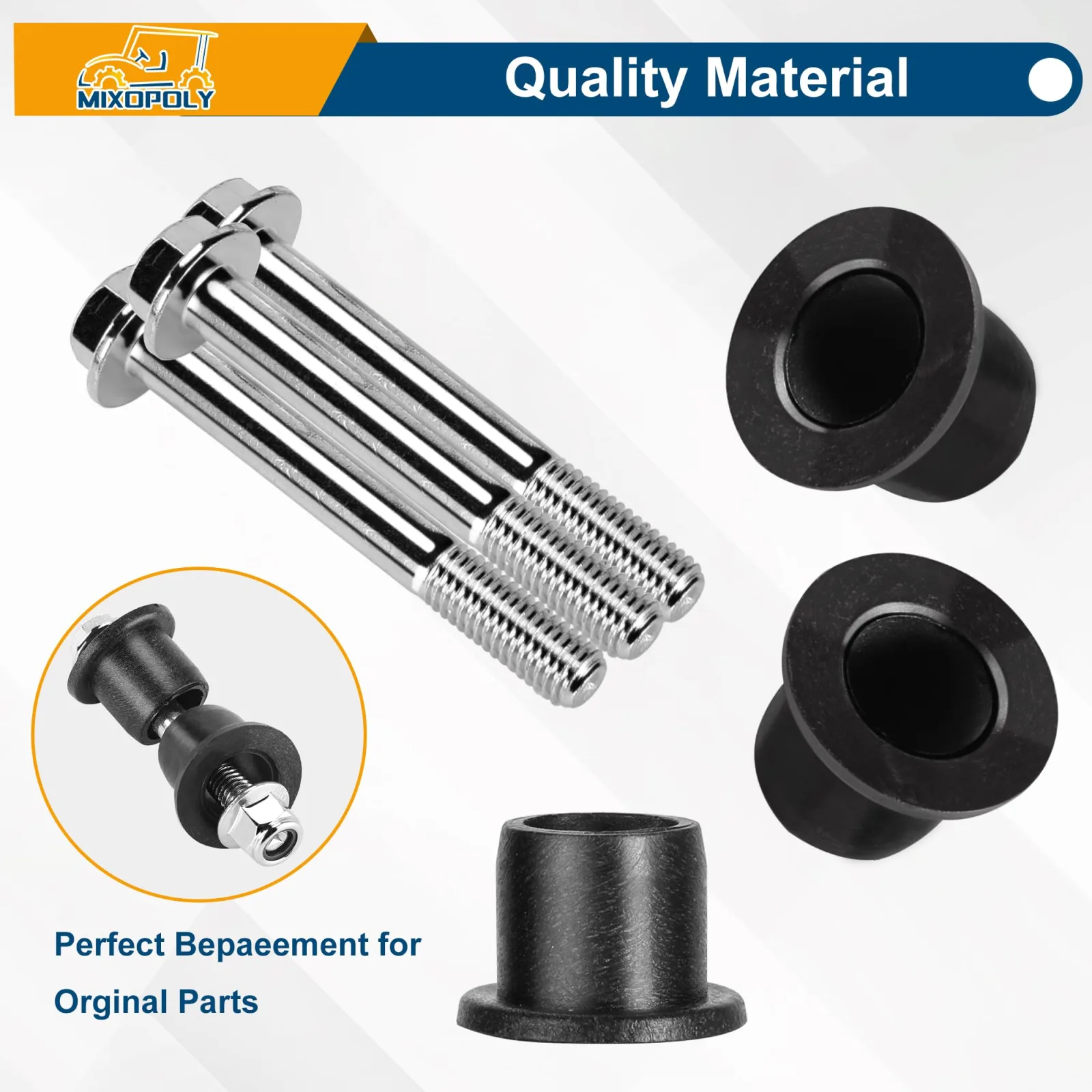 Mixopoly A-Arm Bushing Kit for EZGO RXV 2008-Up image 4