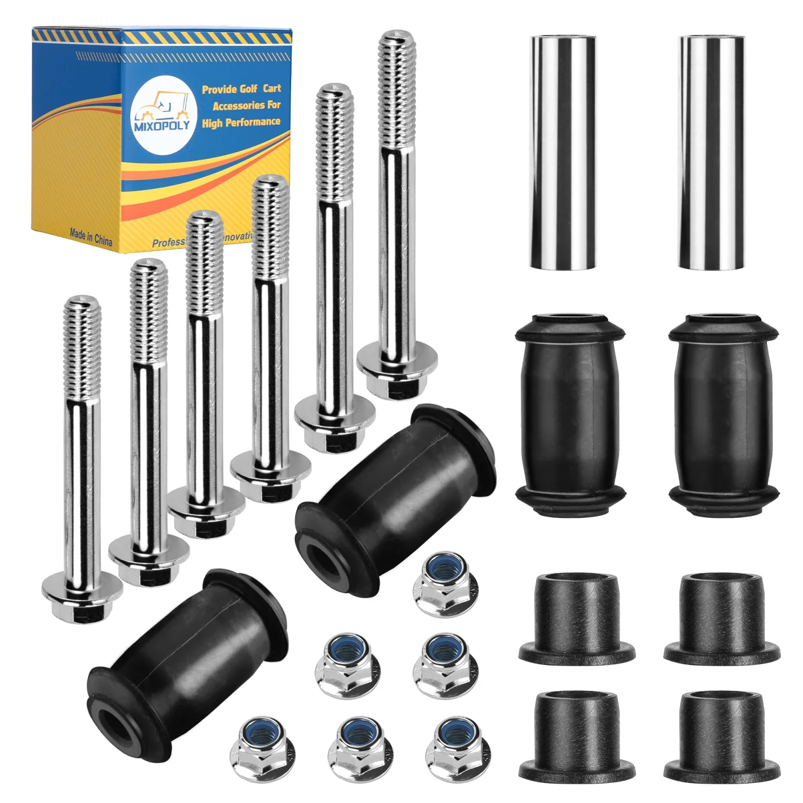 Mixopoly A-Arm Bushing Kit for EZGO RXV 2008-Up