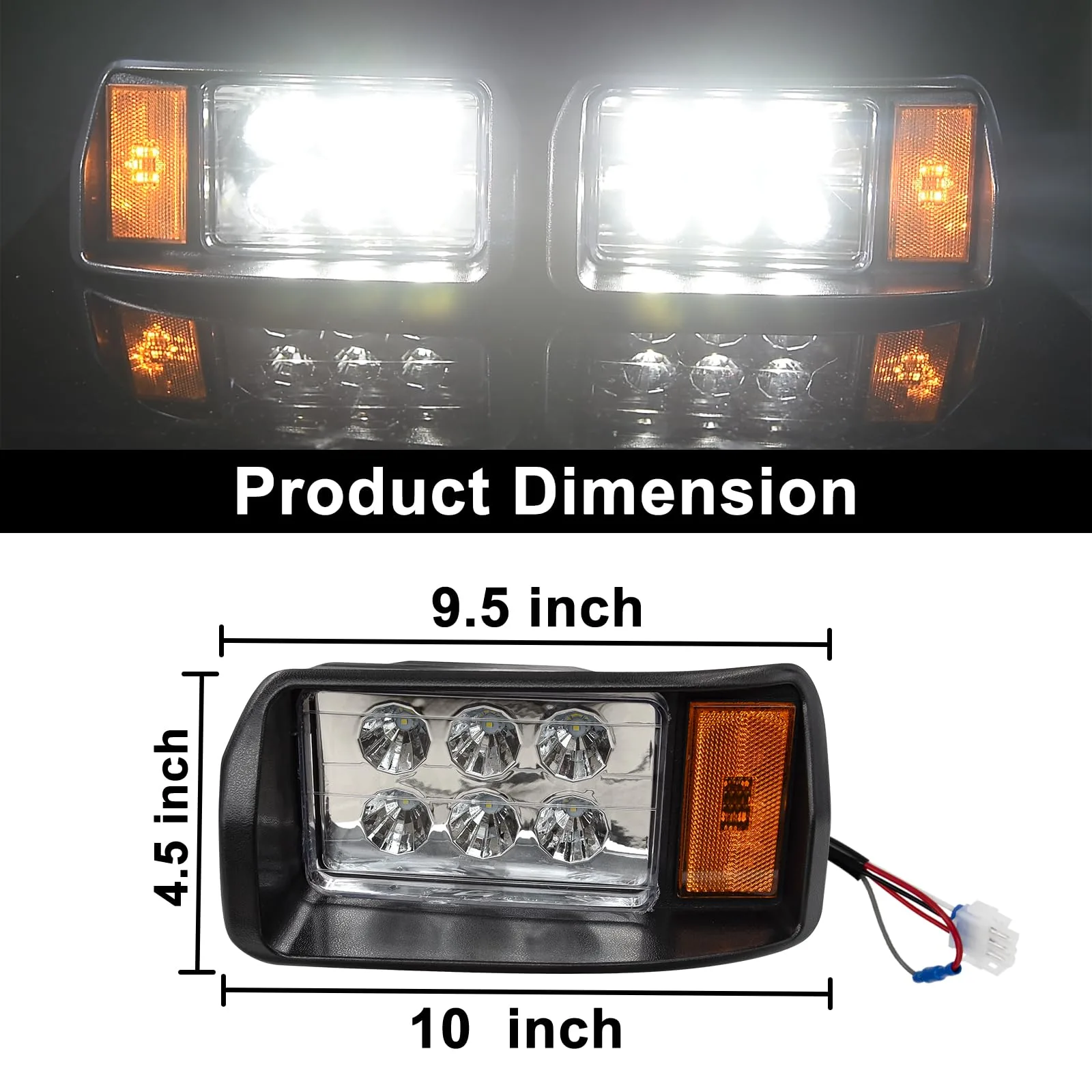 Orle Oko LED Headlights for Club Car DS 1993-Up image 3