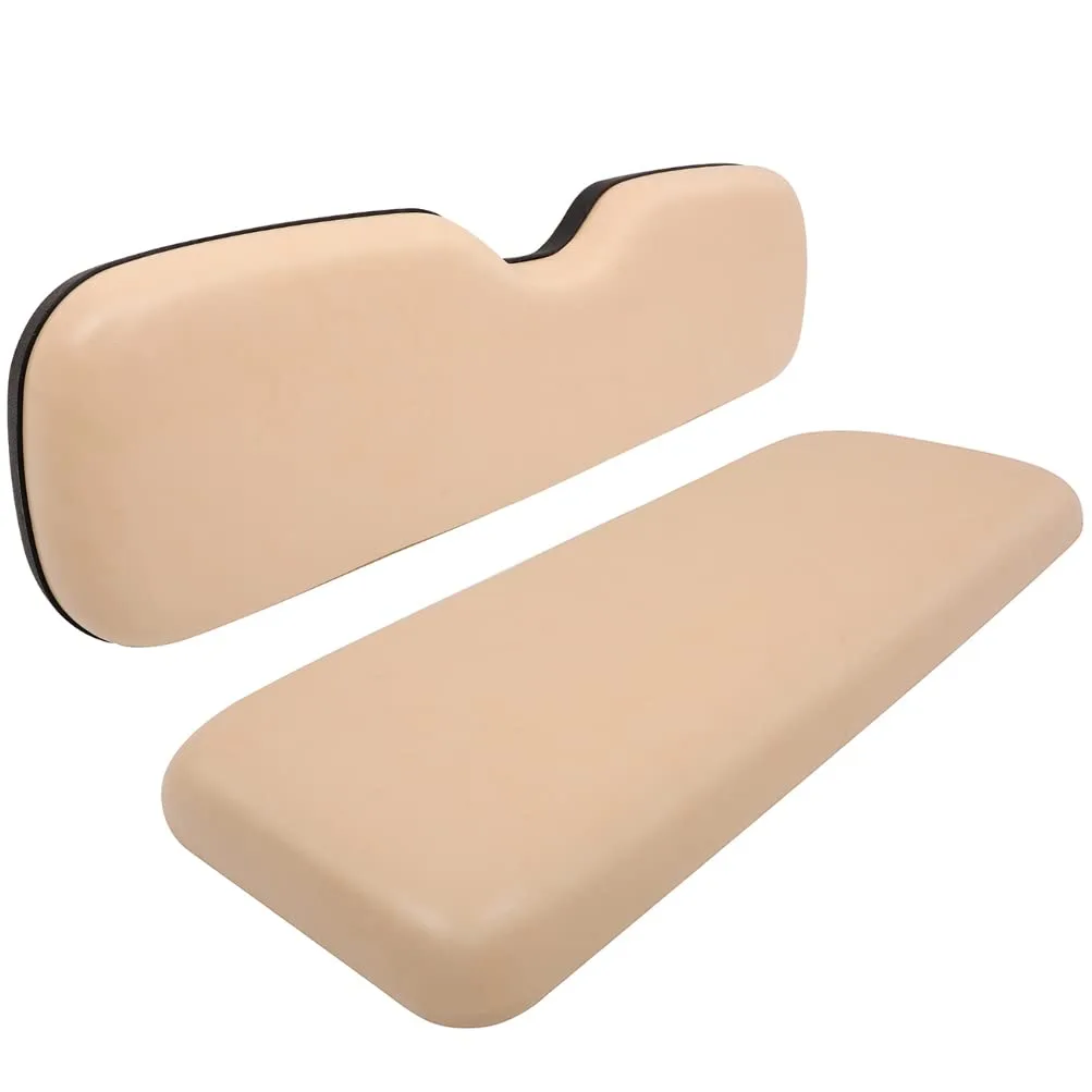 ILVGOLF Golf Cart Rear Flip Seat Cushions, Wheat