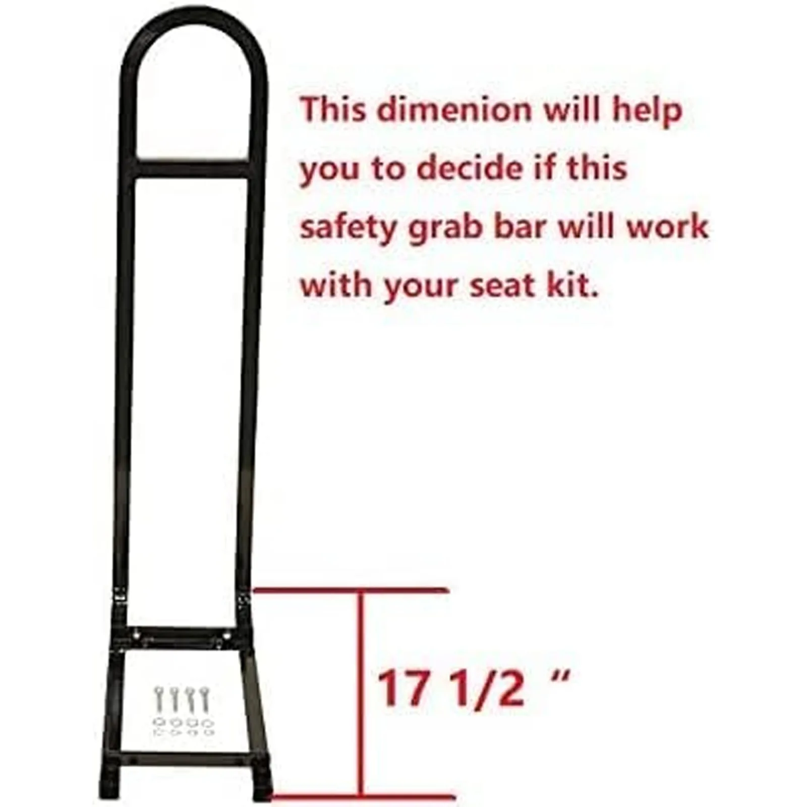 Huskey Rear Seat Grab Bar for E-Z-GO TXT/RXV image 2
