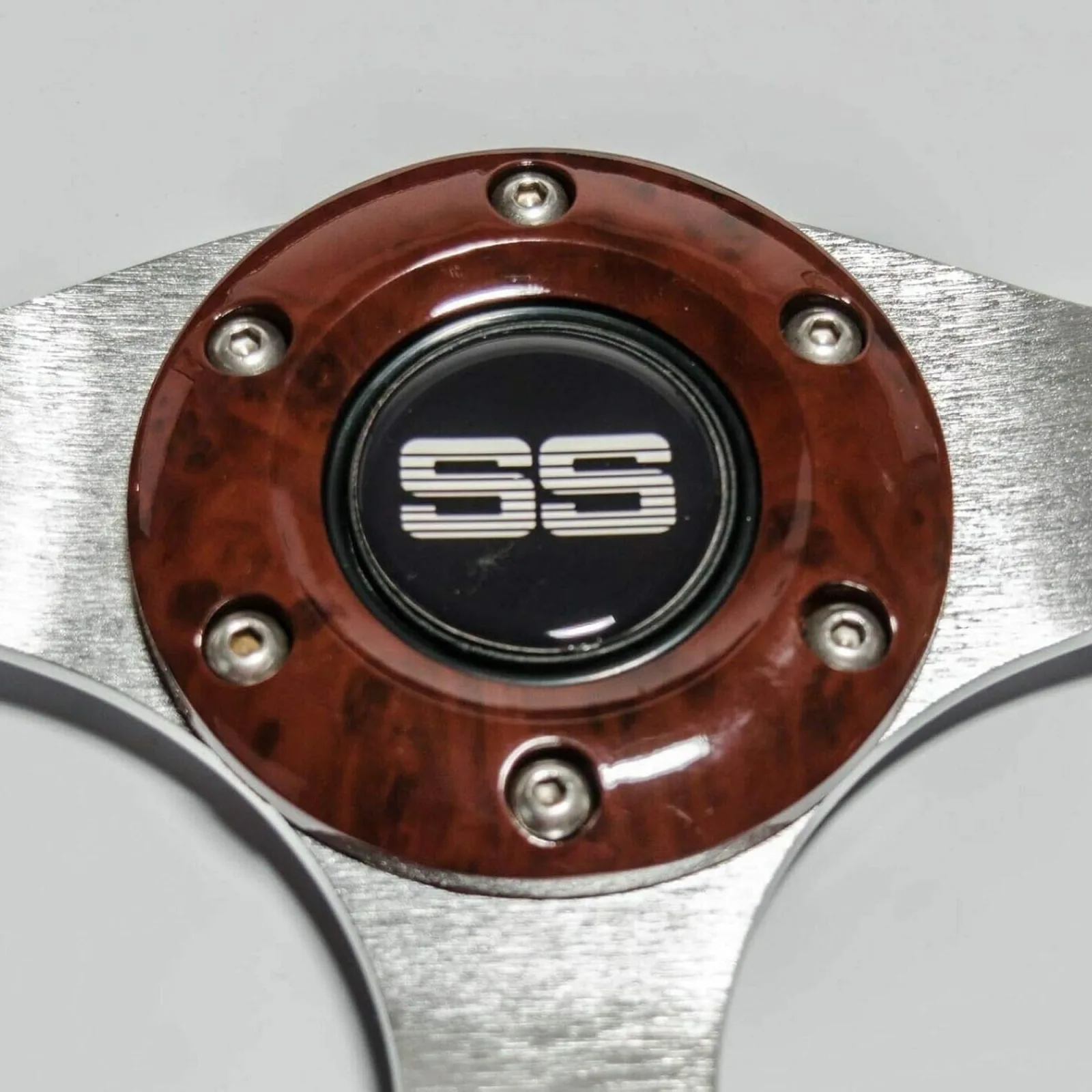 Huskey Parts Company 12.5" Woodgrain Steering Wheel - 174055447900 image 3
