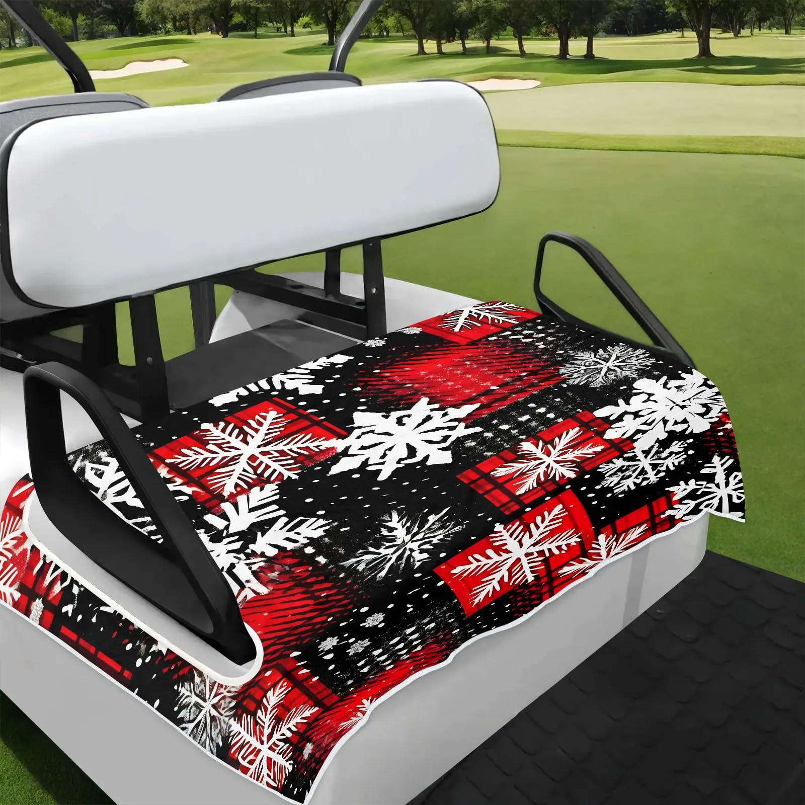 Tiveruda Golf Cart Seat Cover for Double Seats