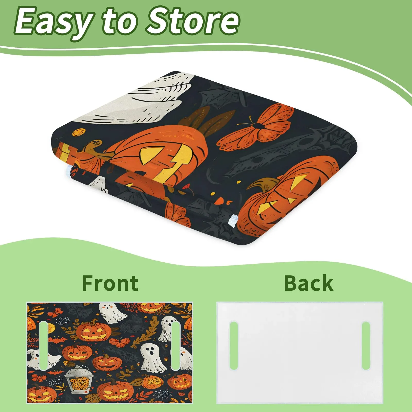 Tiveruda Halloween Golf Cart Seat Cover, 51 x 31 Inches image 4